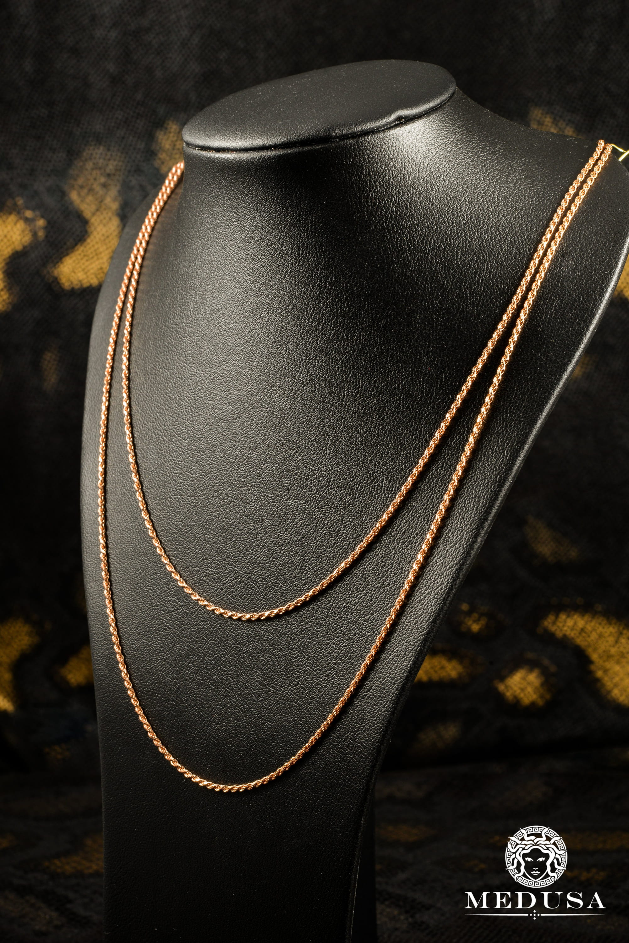 1.5mm Rope Rose Gold