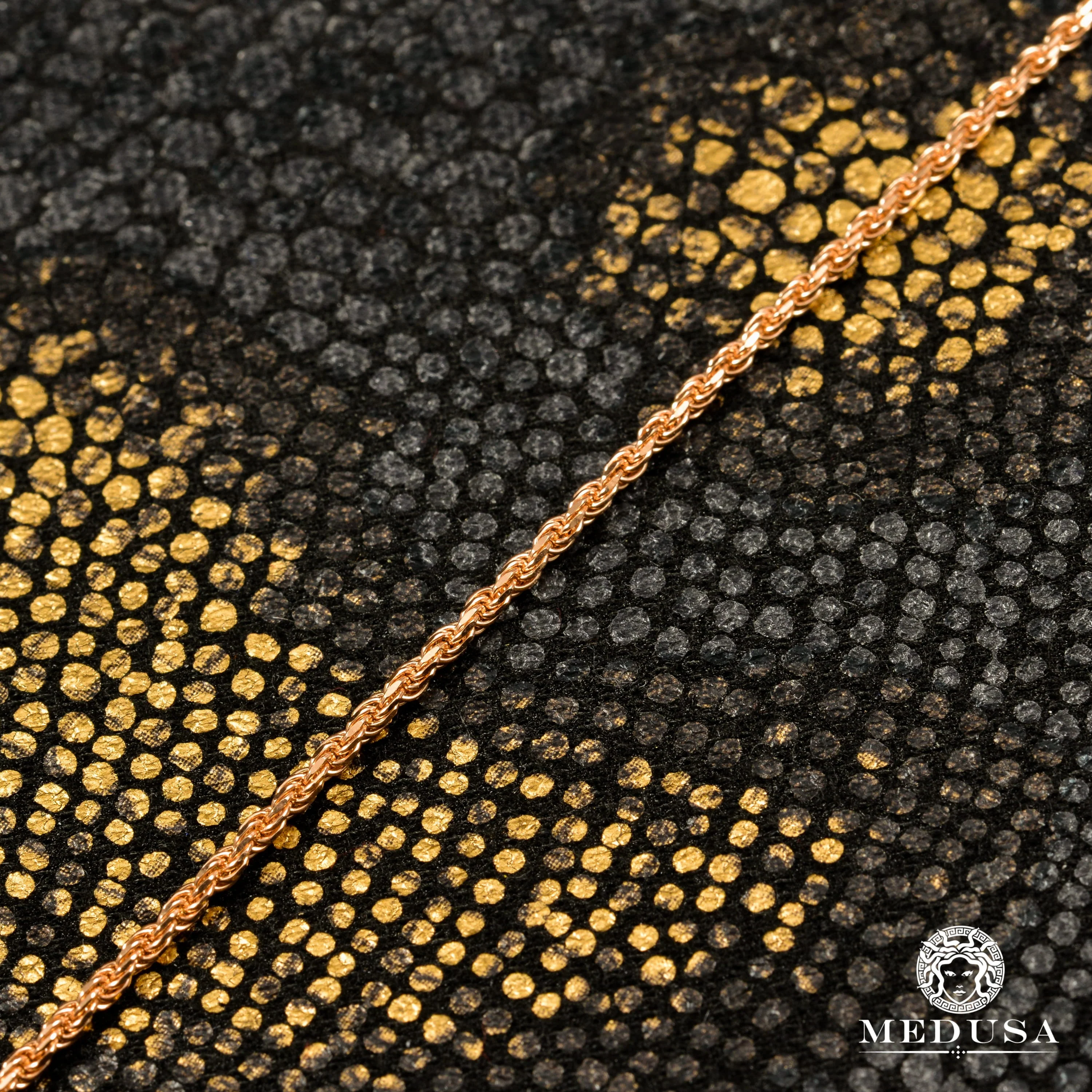 1.5mm Rope Rose Gold - Image 2