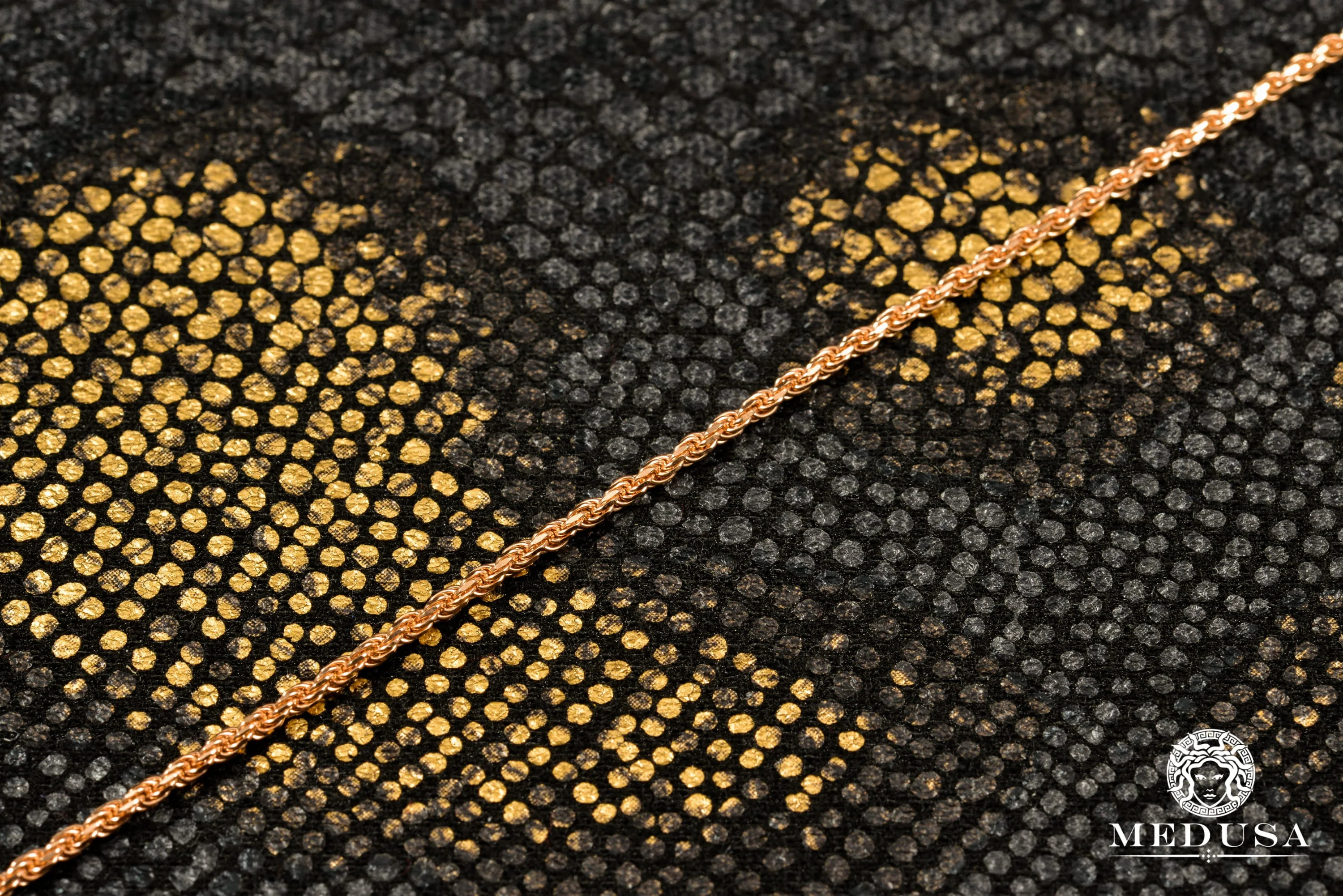1.5mm Rope Rose Gold - Image 3
