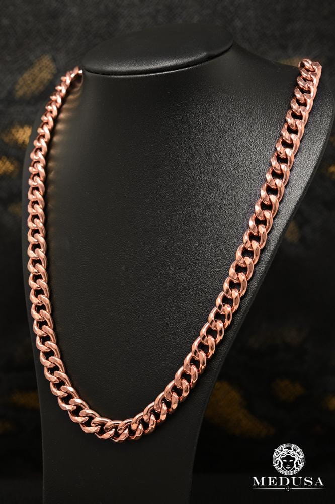 10mm Cuban Flat Or Rose 