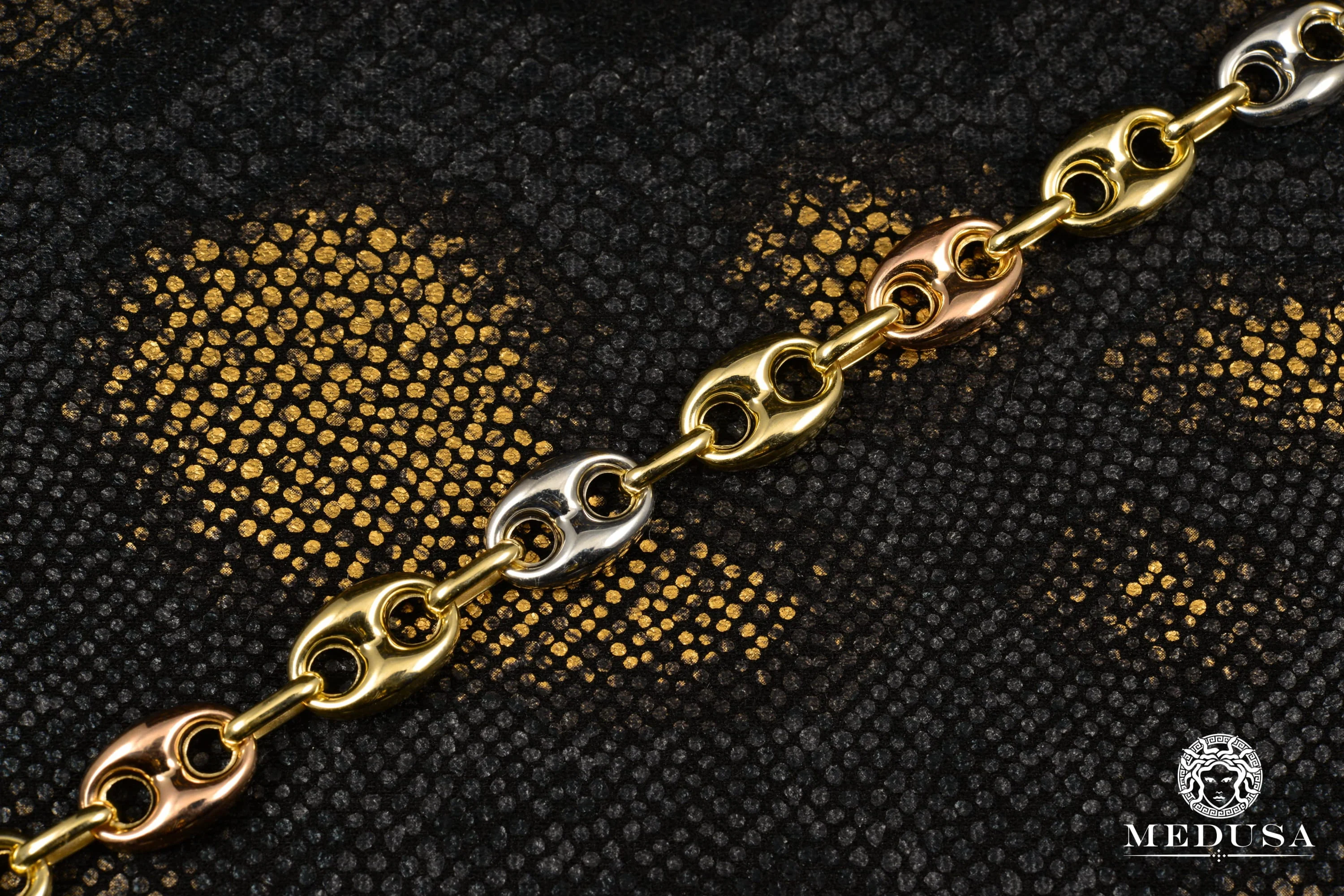10mm Gucci Puff 3-Tone Bracelet - Image 2