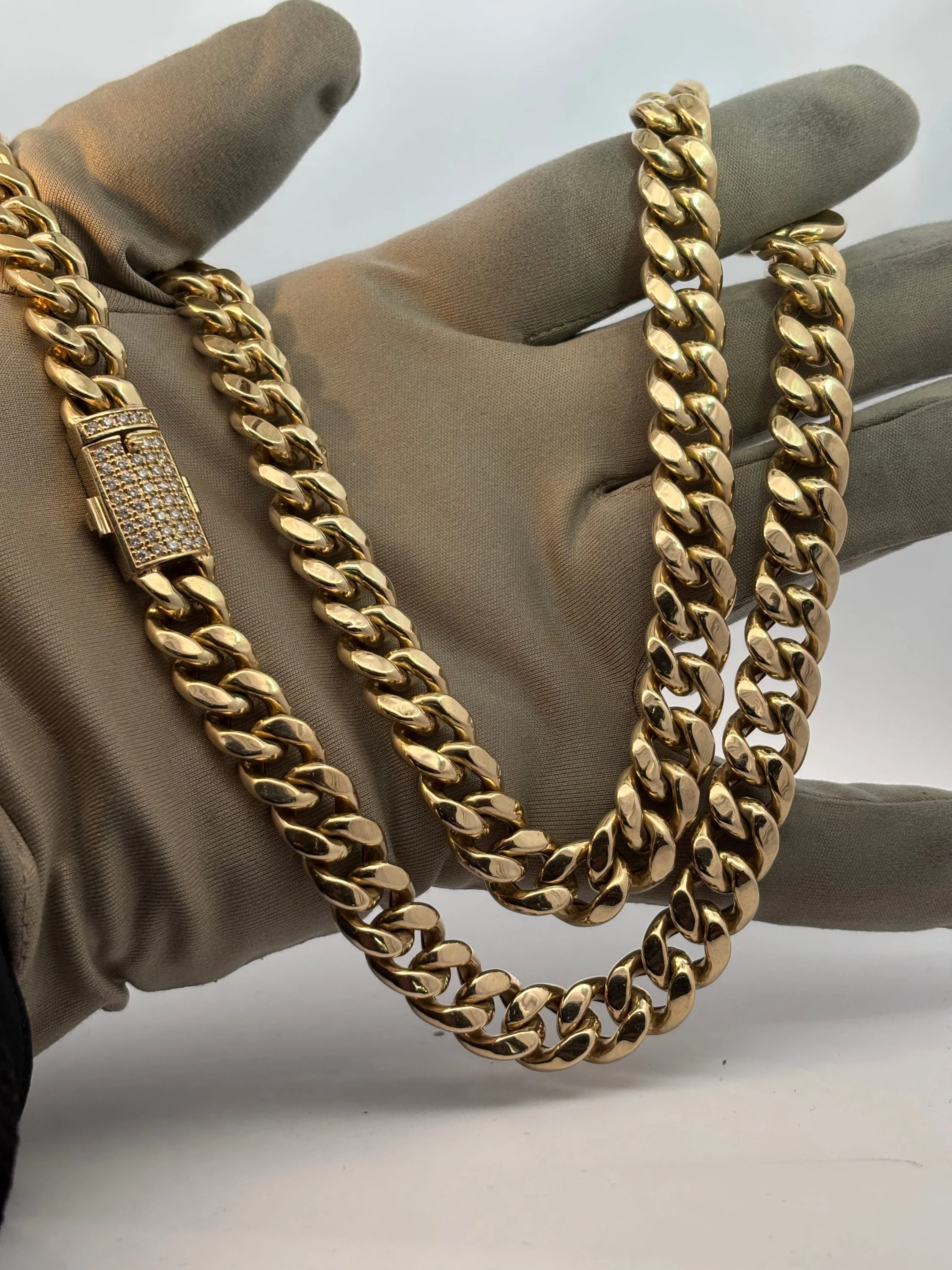 11mm Cuban diamond lock