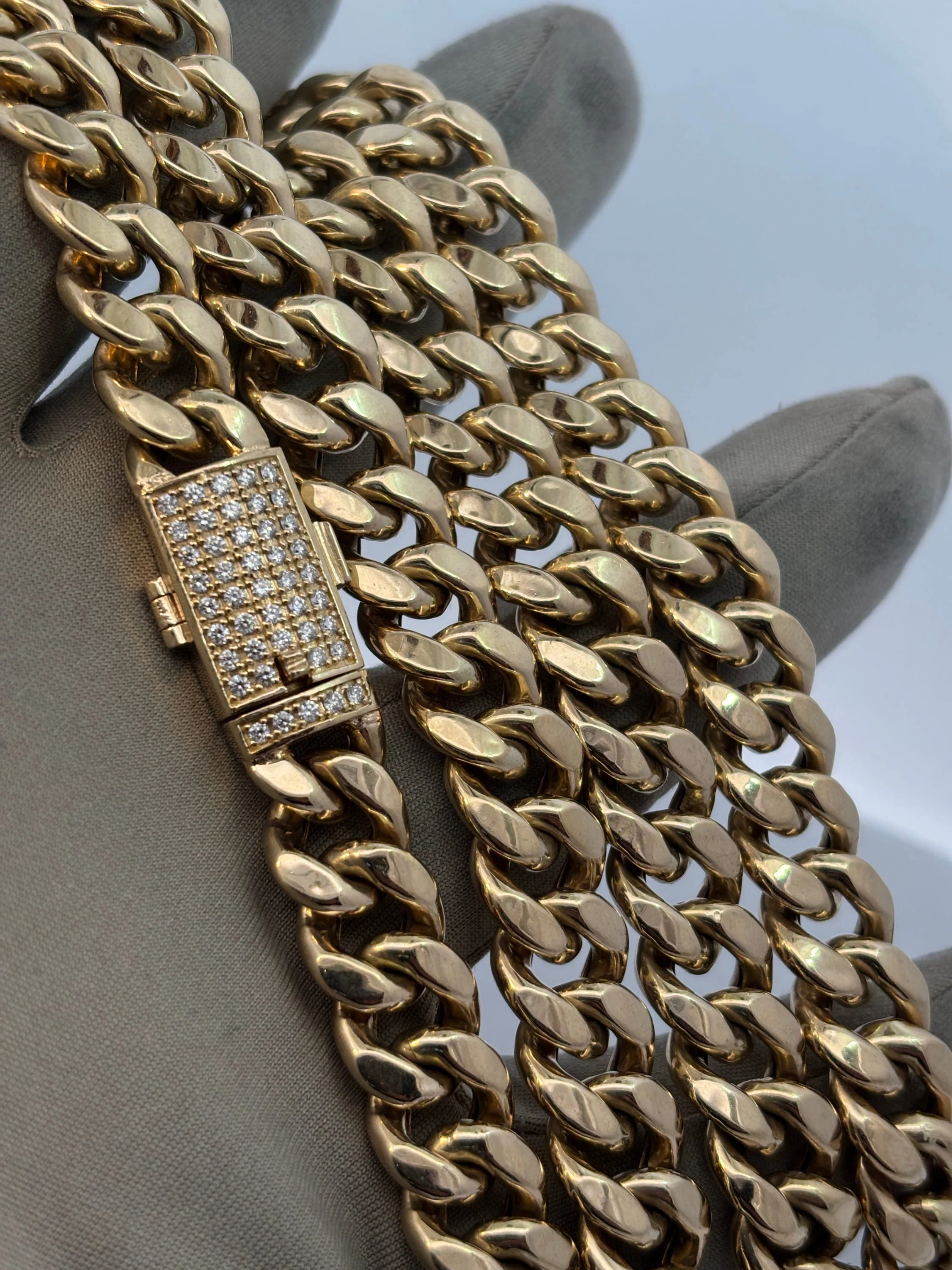 11mm Cuban diamond lock - Image 2