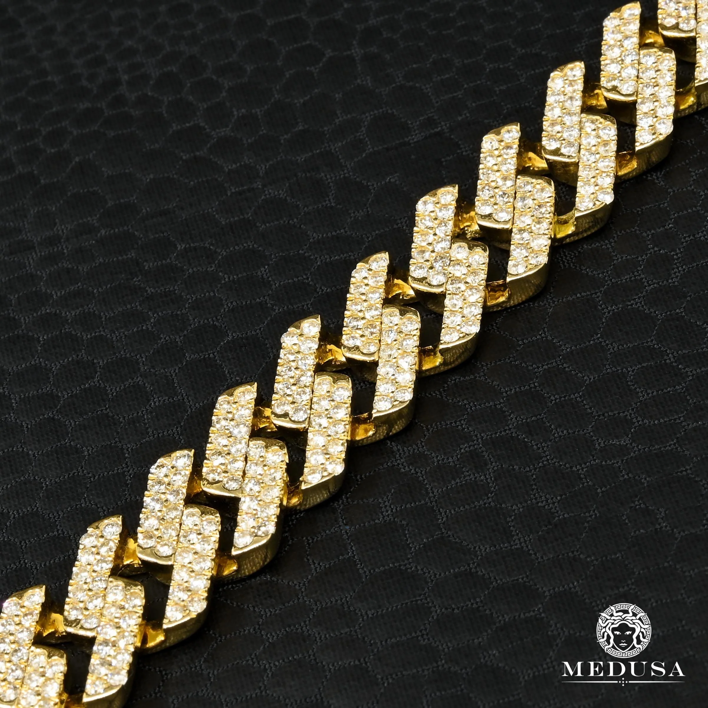 13mm Cuban Prong Iced Out Bracelet - Image 3
