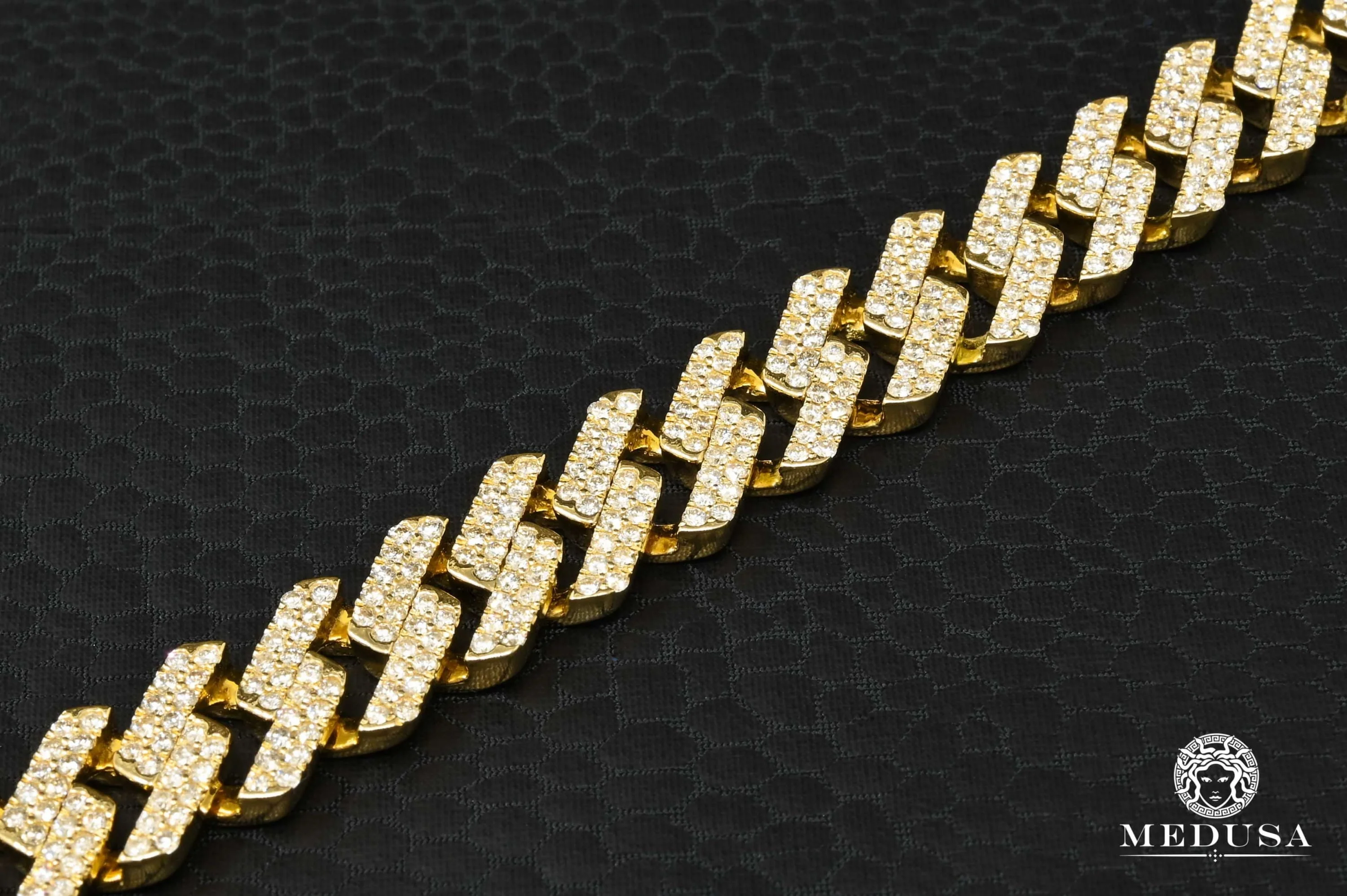 13mm Cuban Prong Iced Out Bracelet - Image 4