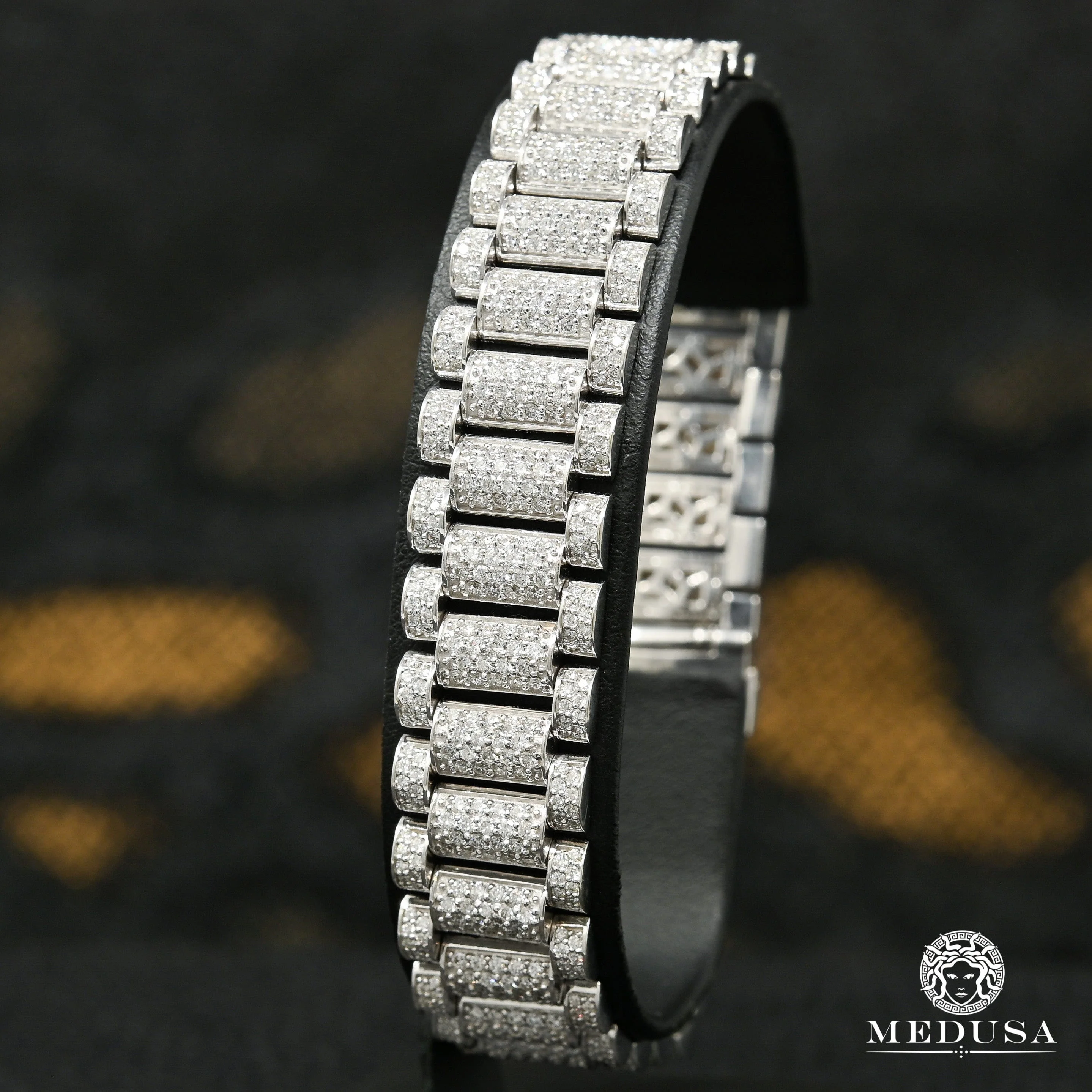 15mm Square President Bracelet 