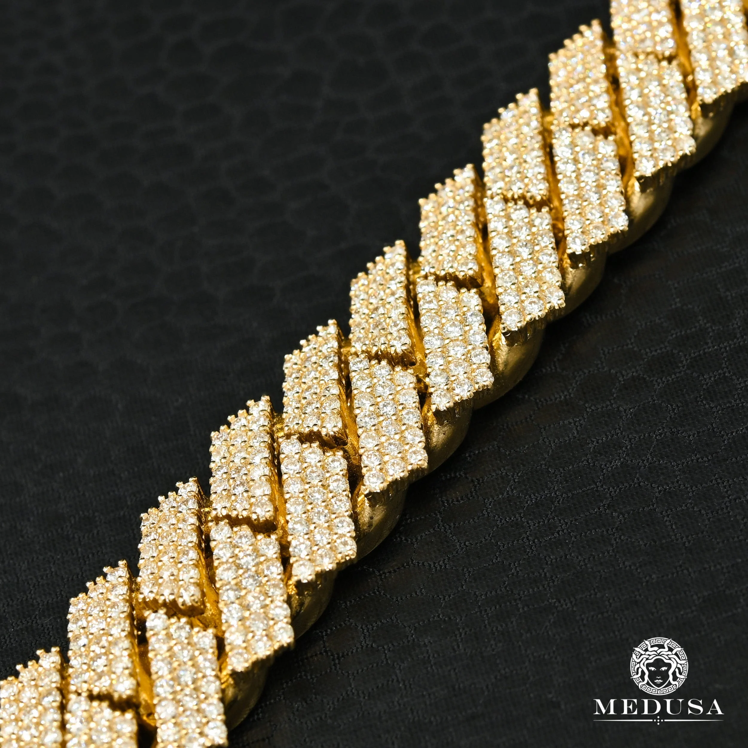 17mm Cuban Prong Bracelet Big Box-Lock - Image 3