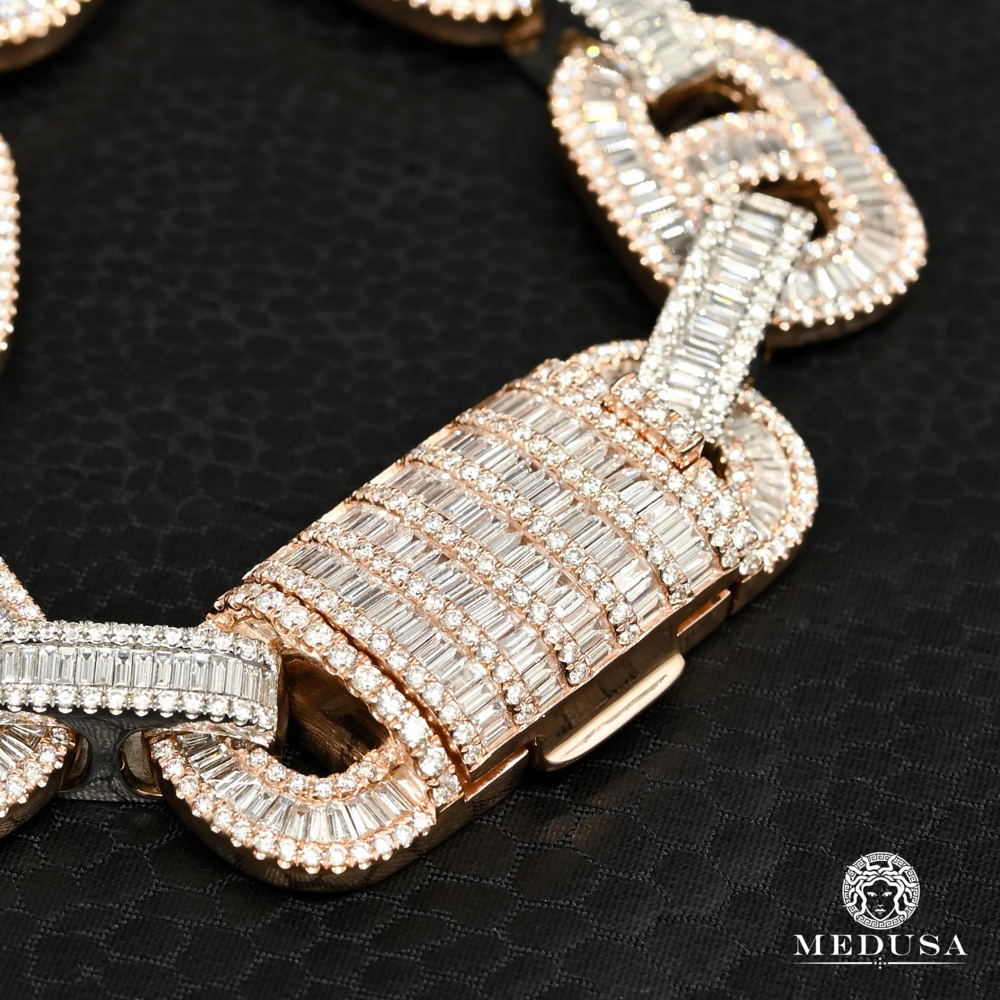 18mm Gucci Baguette Rose Two-Tone Bracelet - Image 2