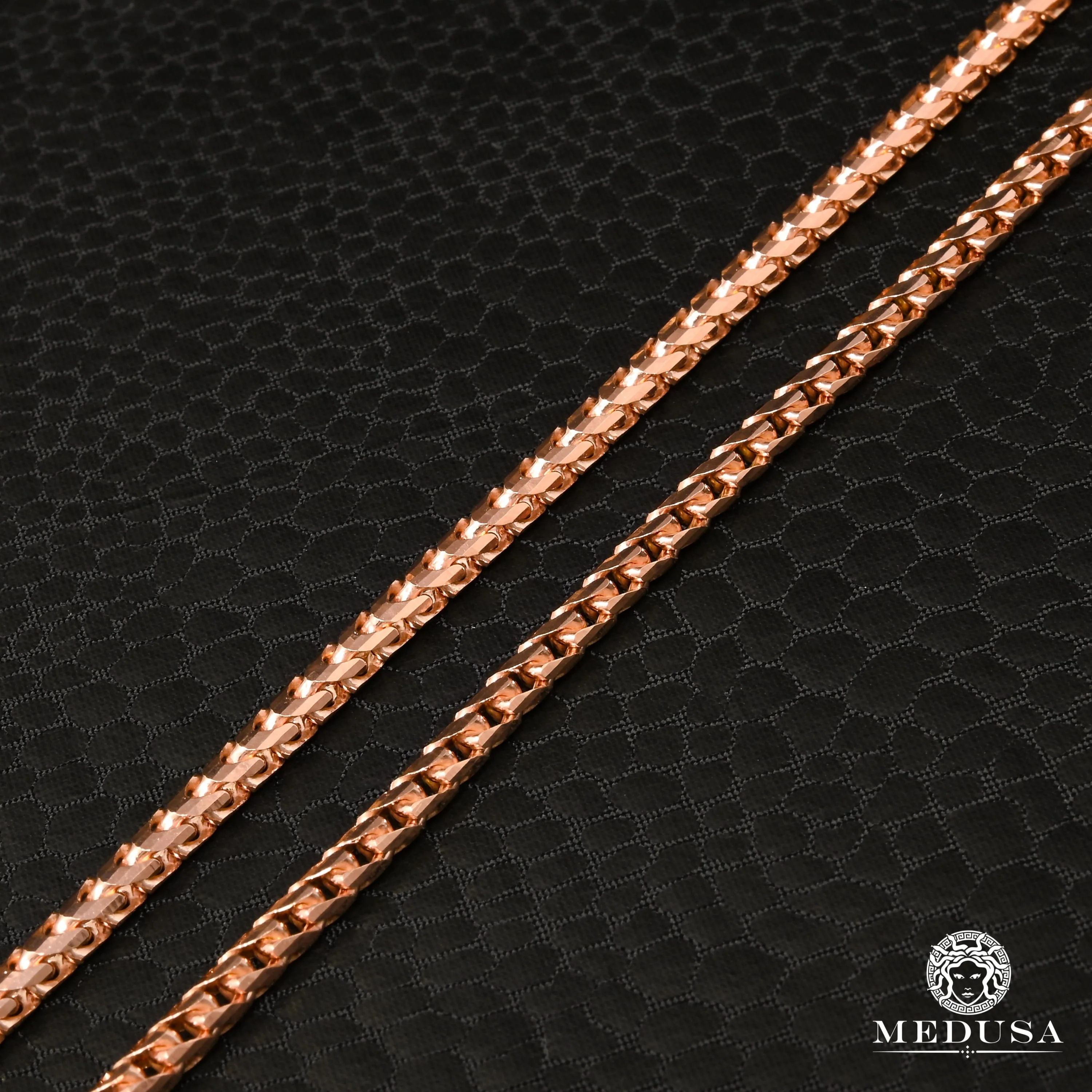 3.5mm Solid Rose Gold French - Image 3
