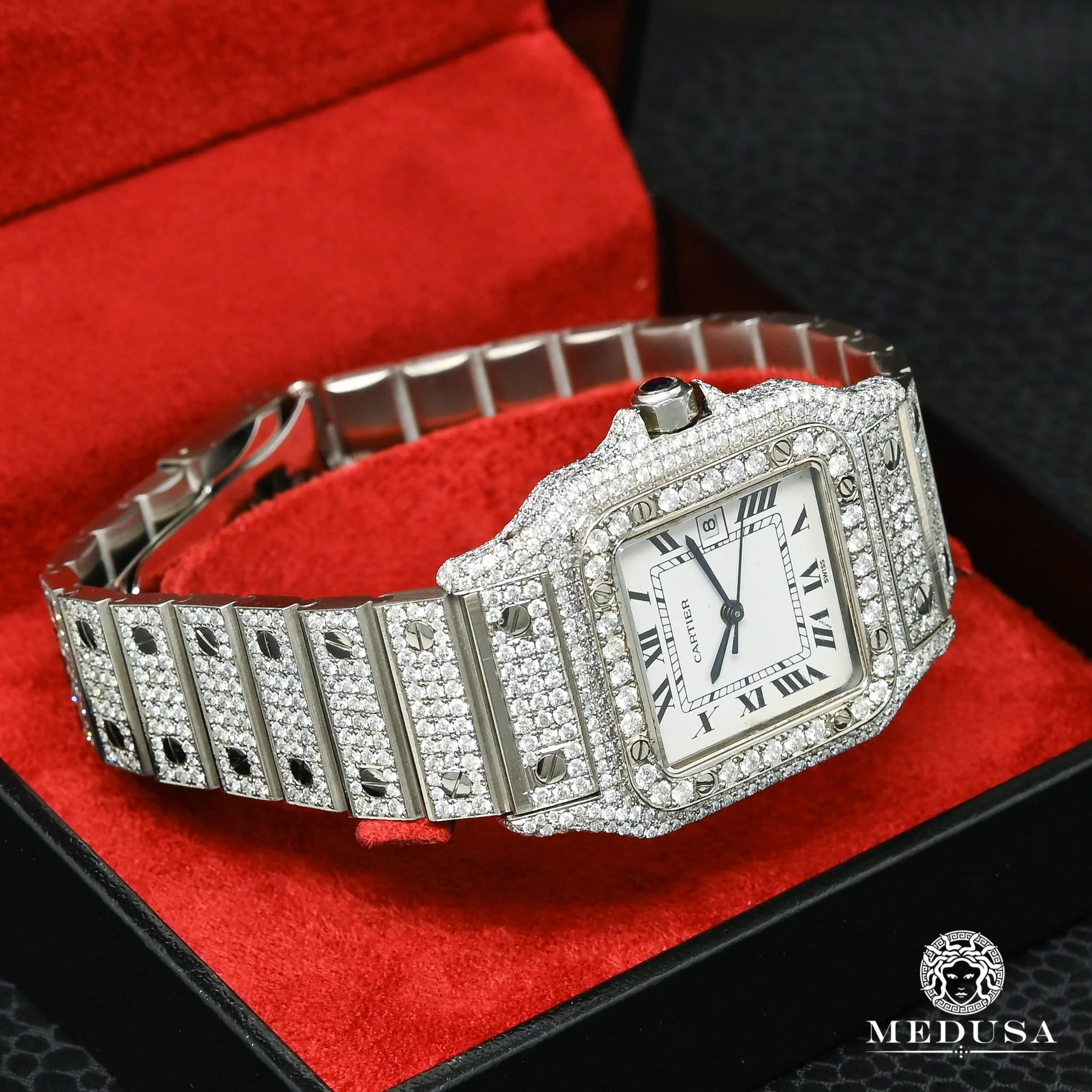 31mm Cartier Santos Galbée - Iced - Image 2
