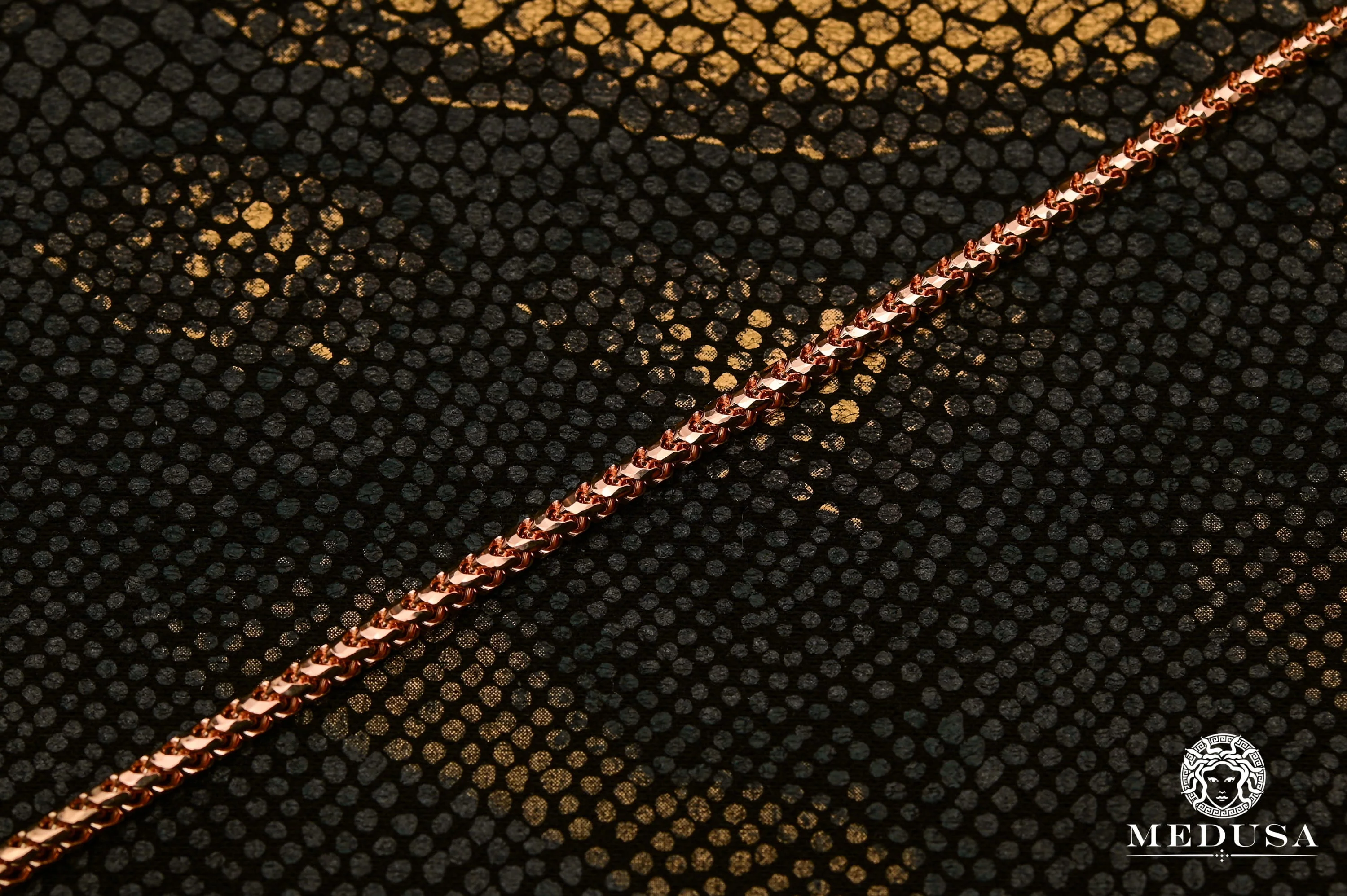 3mm Franco Solid Rose Gold - Image 3