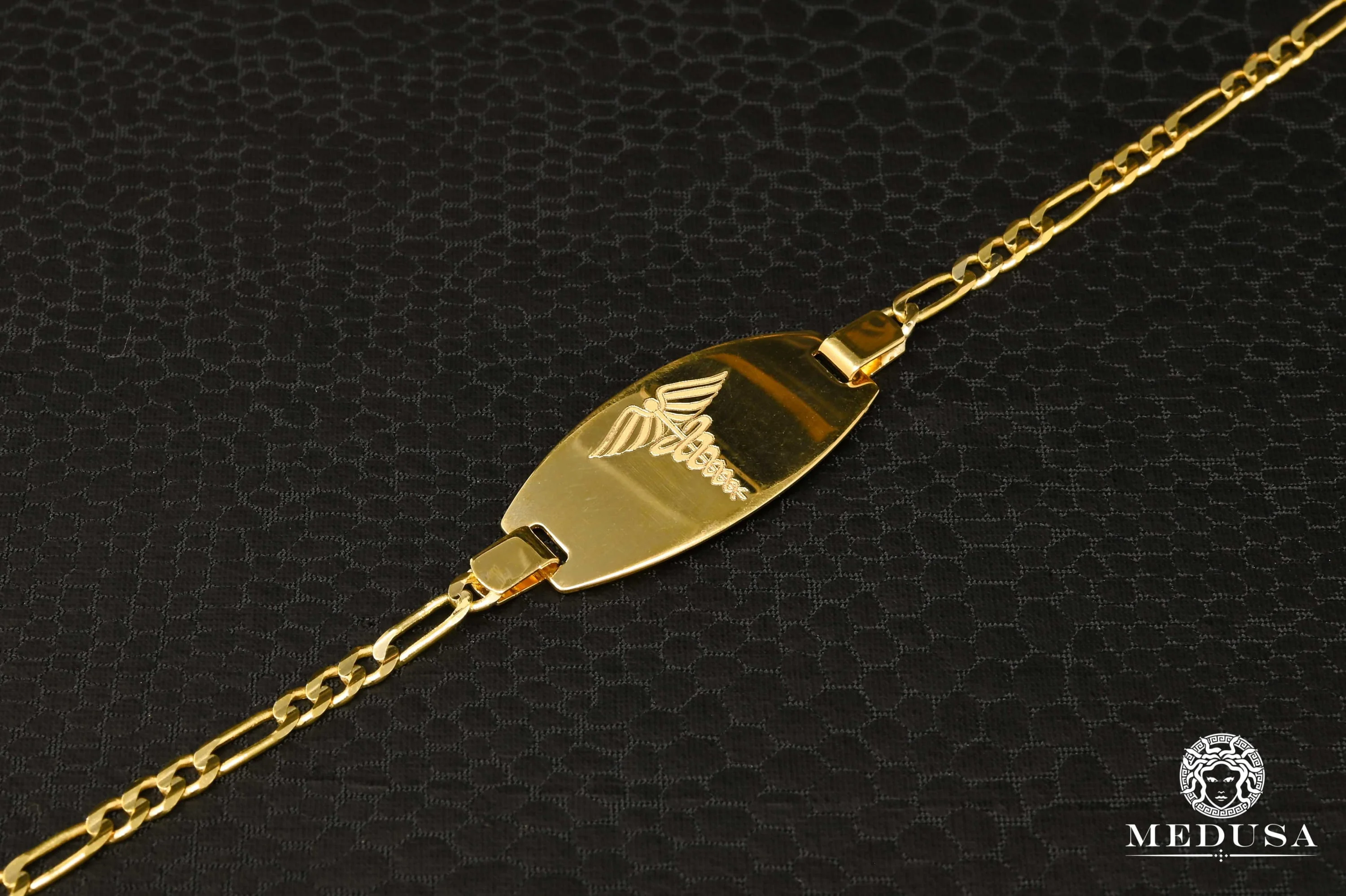 3mm Medical Figaro Bracelet - Image 2