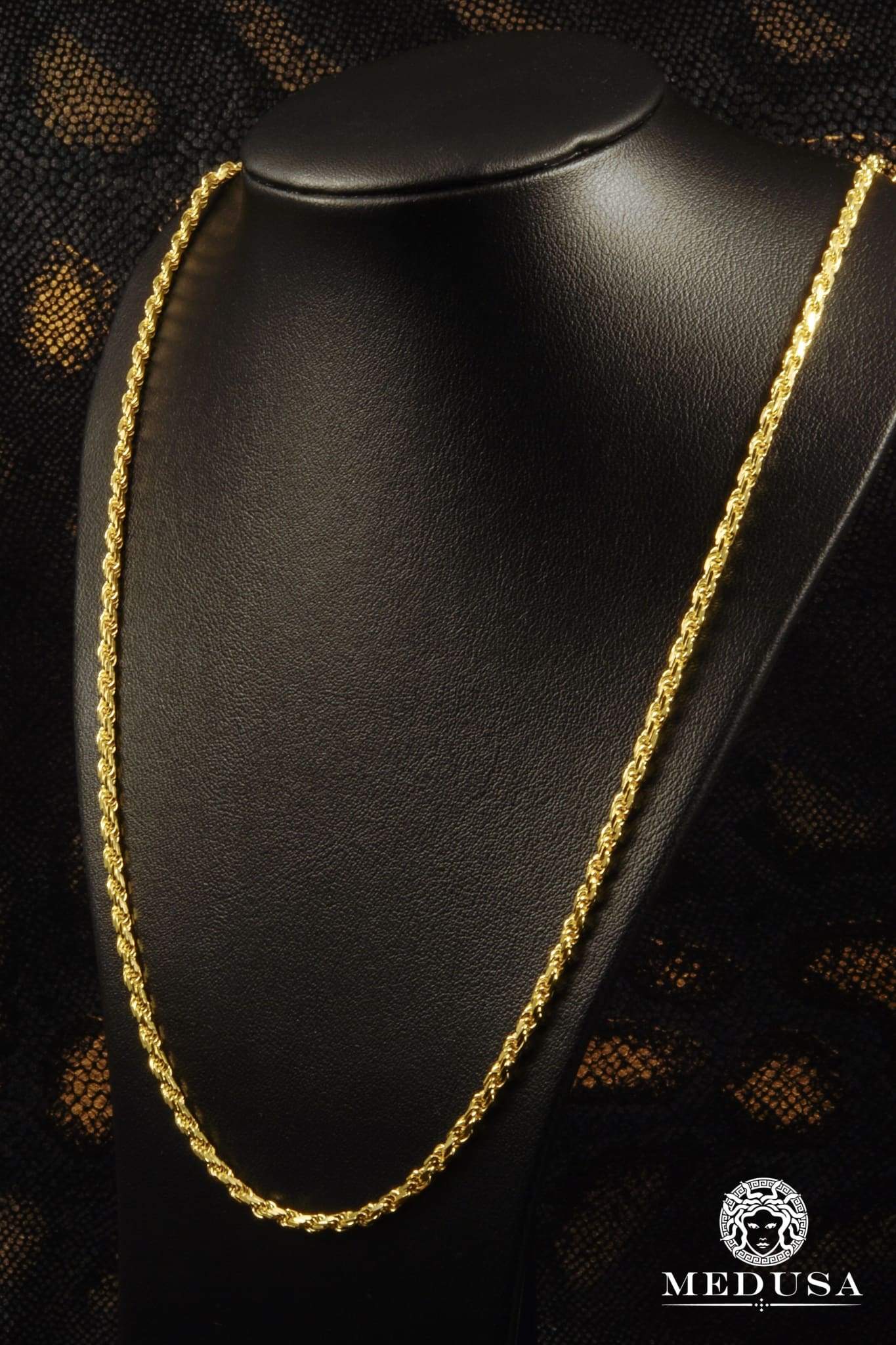 3mm Rope Solid Diamond Cut 