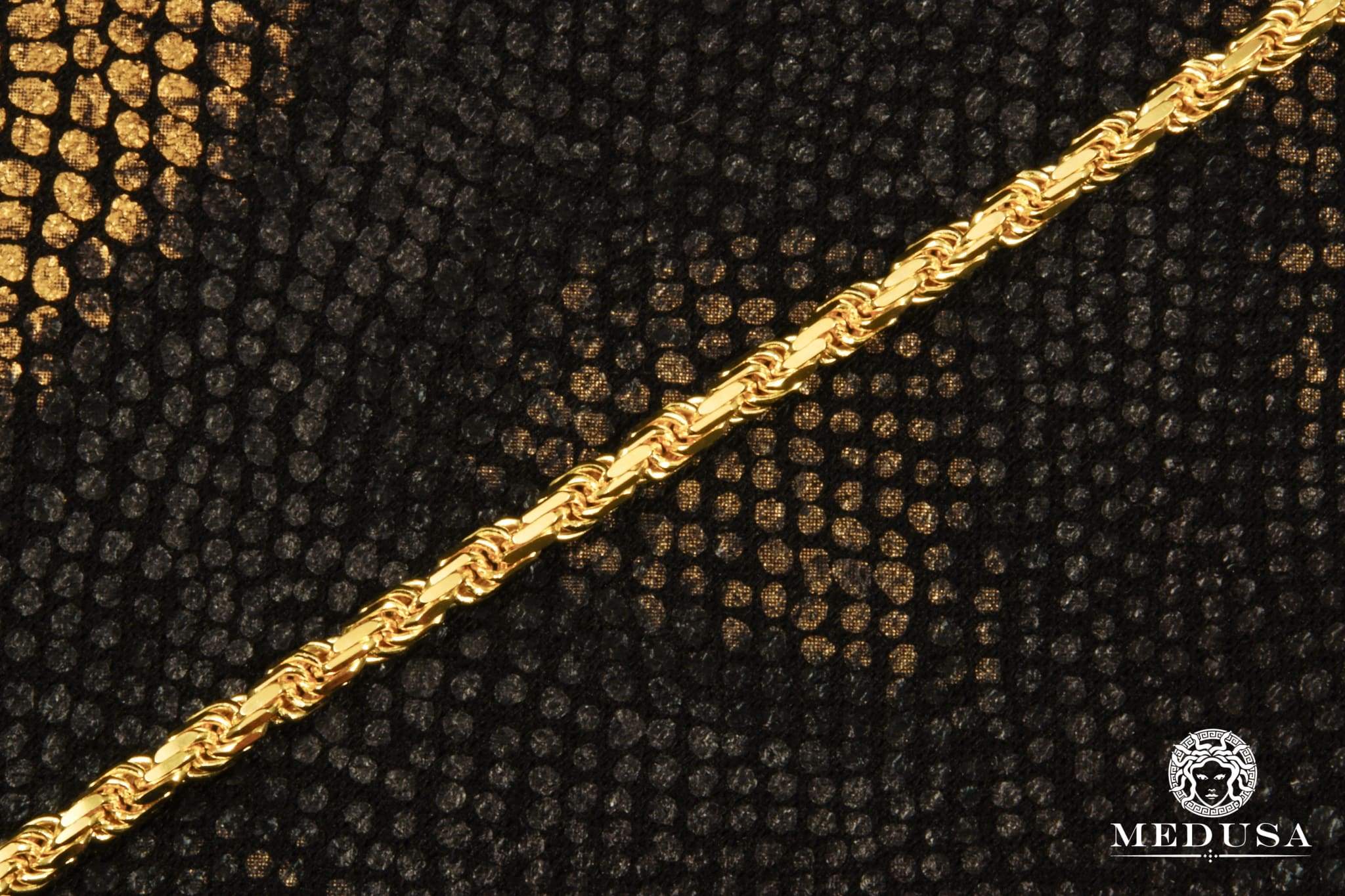 3mm Rope Solid Diamond Cut  - Image 2