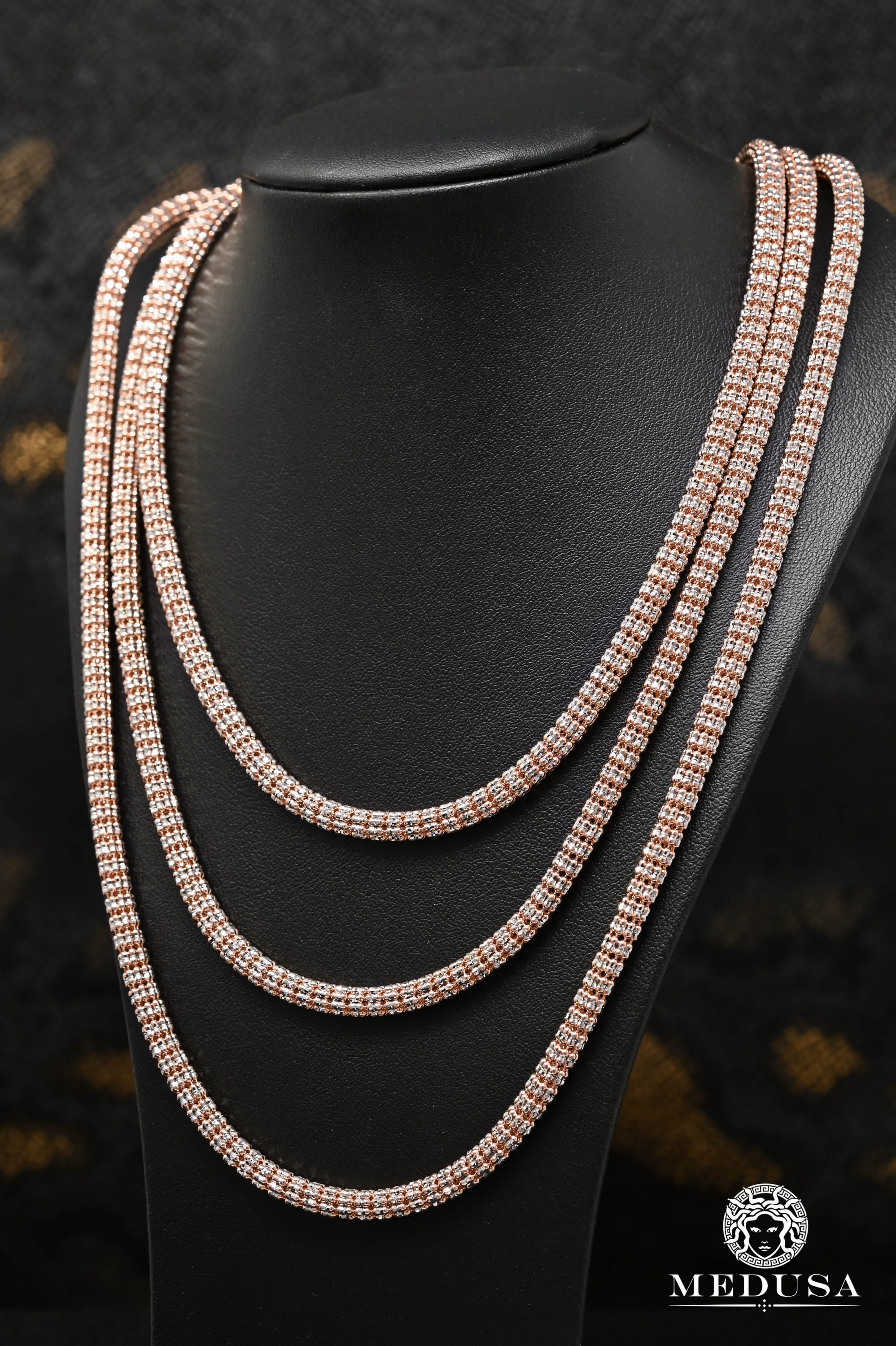 4.5mm Ice Chain Or Rose 2 Tons