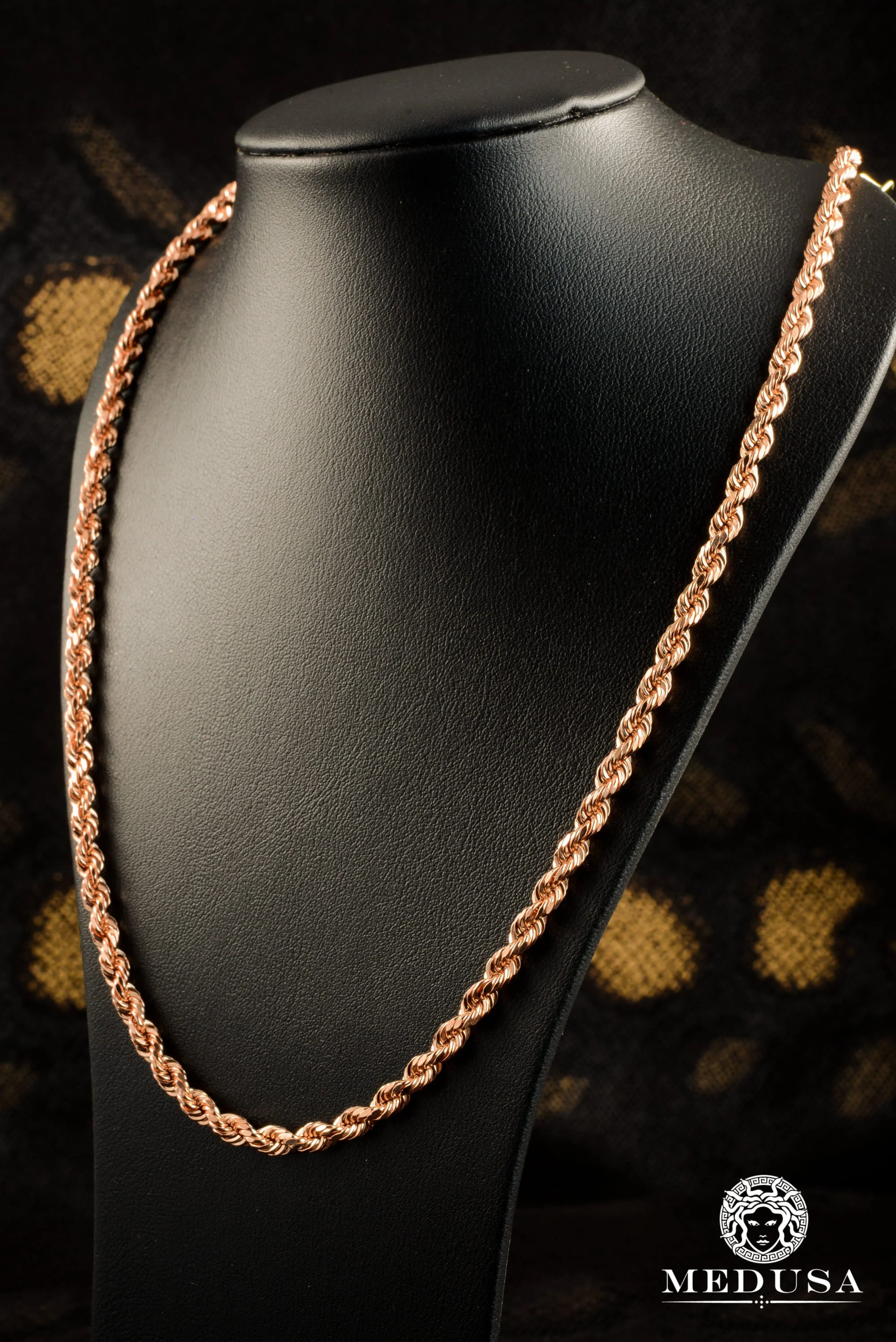 4.5mm Rope Rose Gold
