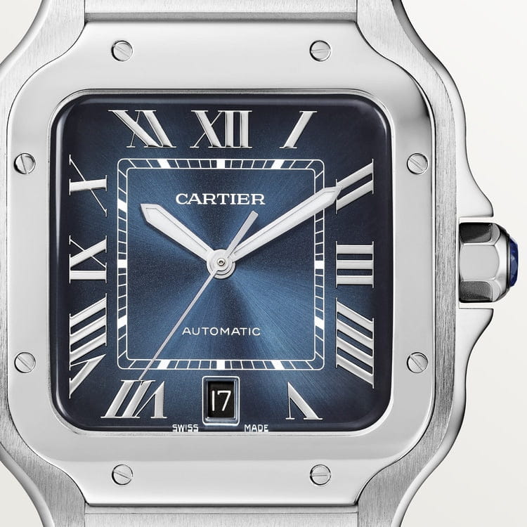 40mm Cartier Santos 100 XL Blue - Image 3