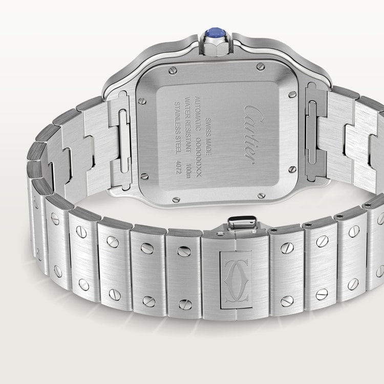 40mm Cartier Santos 100 XL - Blue Bezel - Image 7
