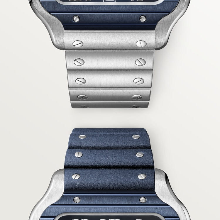 40mm Cartier Santos 100 XL - Full Blue Bezel - Image 8