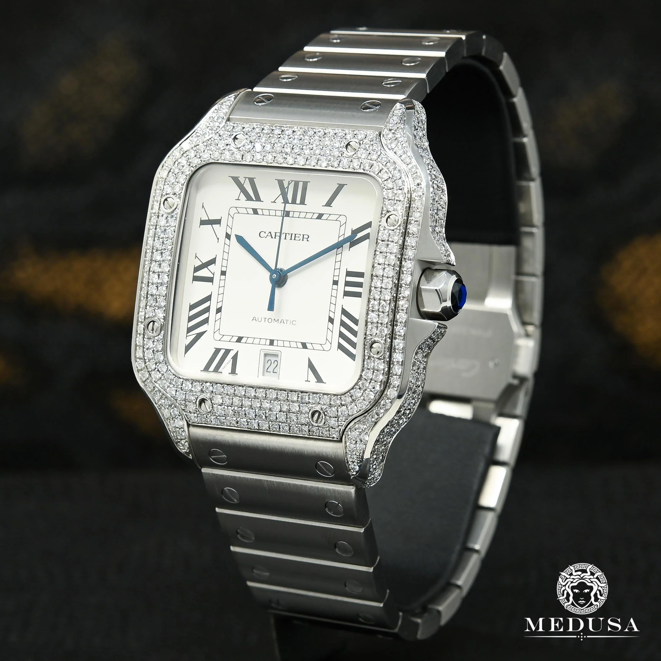 40mm Cartier Santos 100 XL - Iced