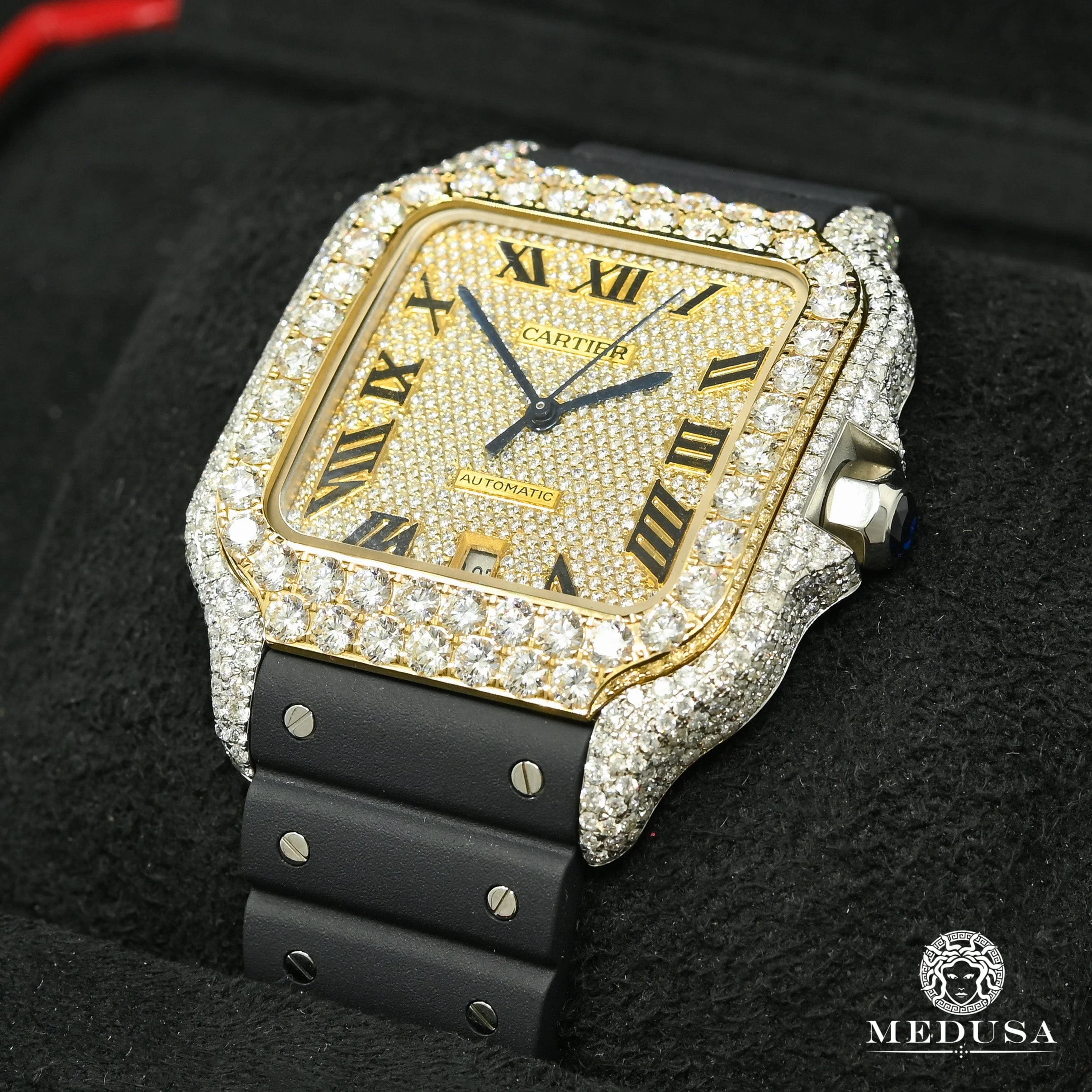 40mm Cartier Santos 100 XL - Rubber Iced - Image 2