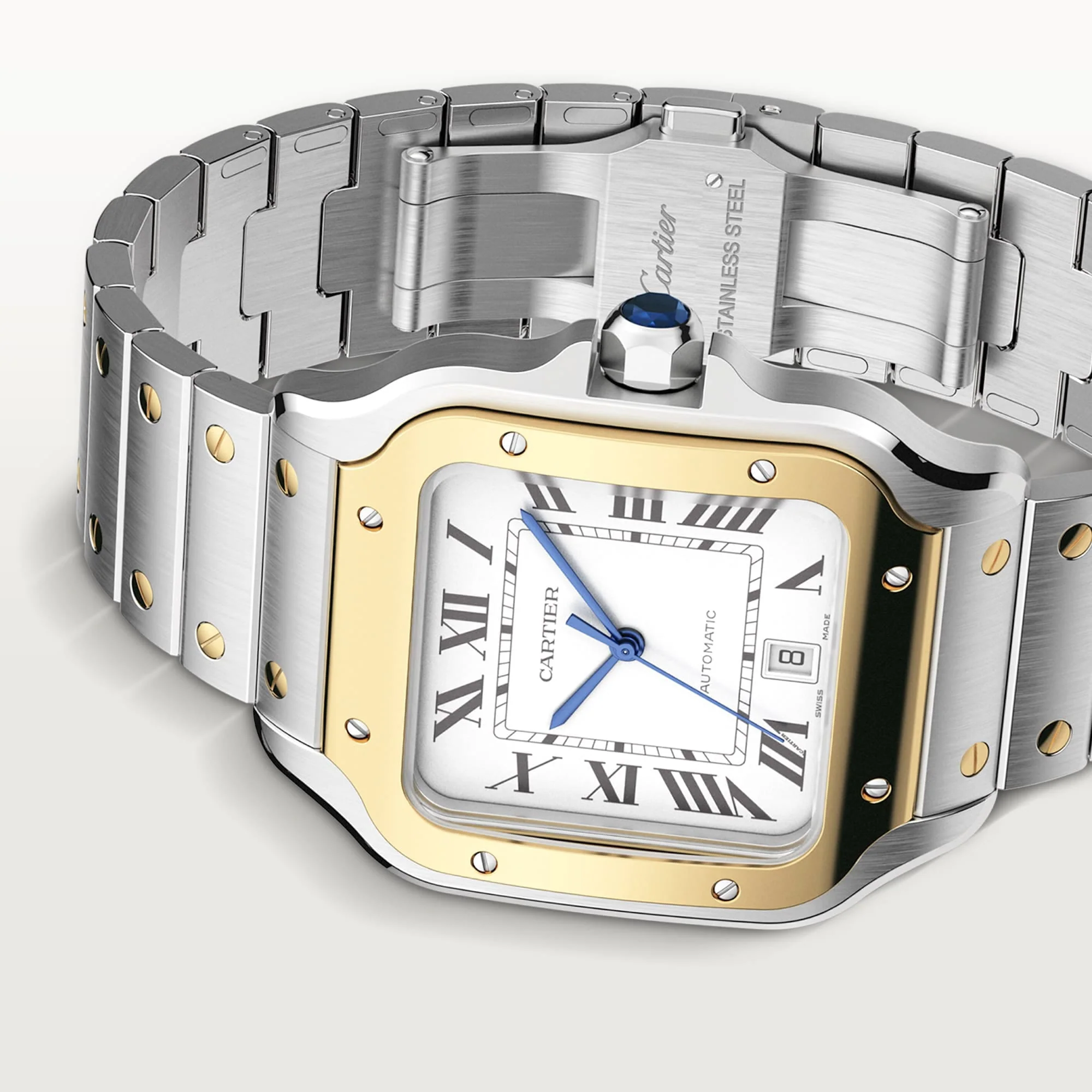 40mm Cartier Santos 100 - 2 Tones - Image 5