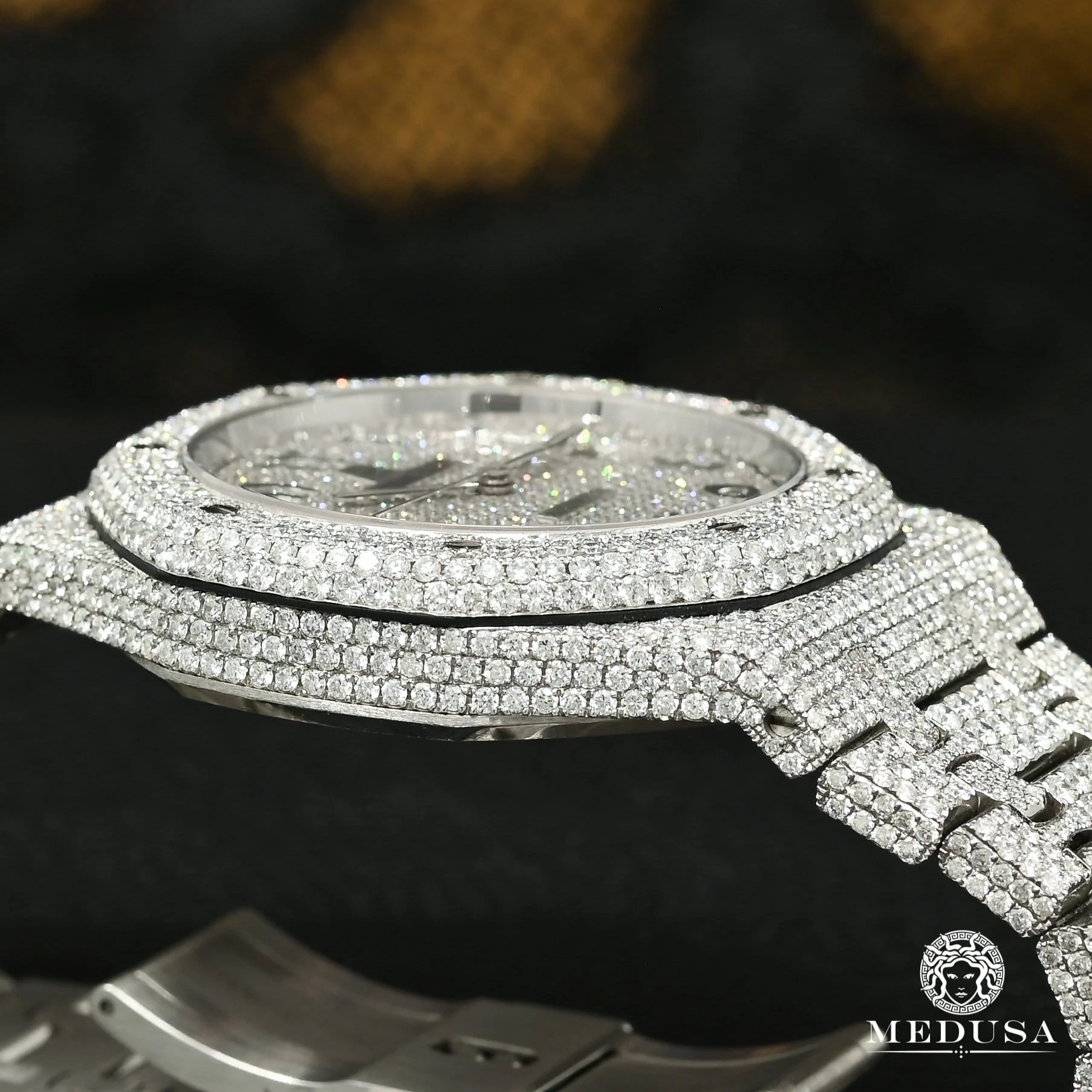 41mm Audemars Piguet Royal Oak - Fully Iced Arabic - Image 3