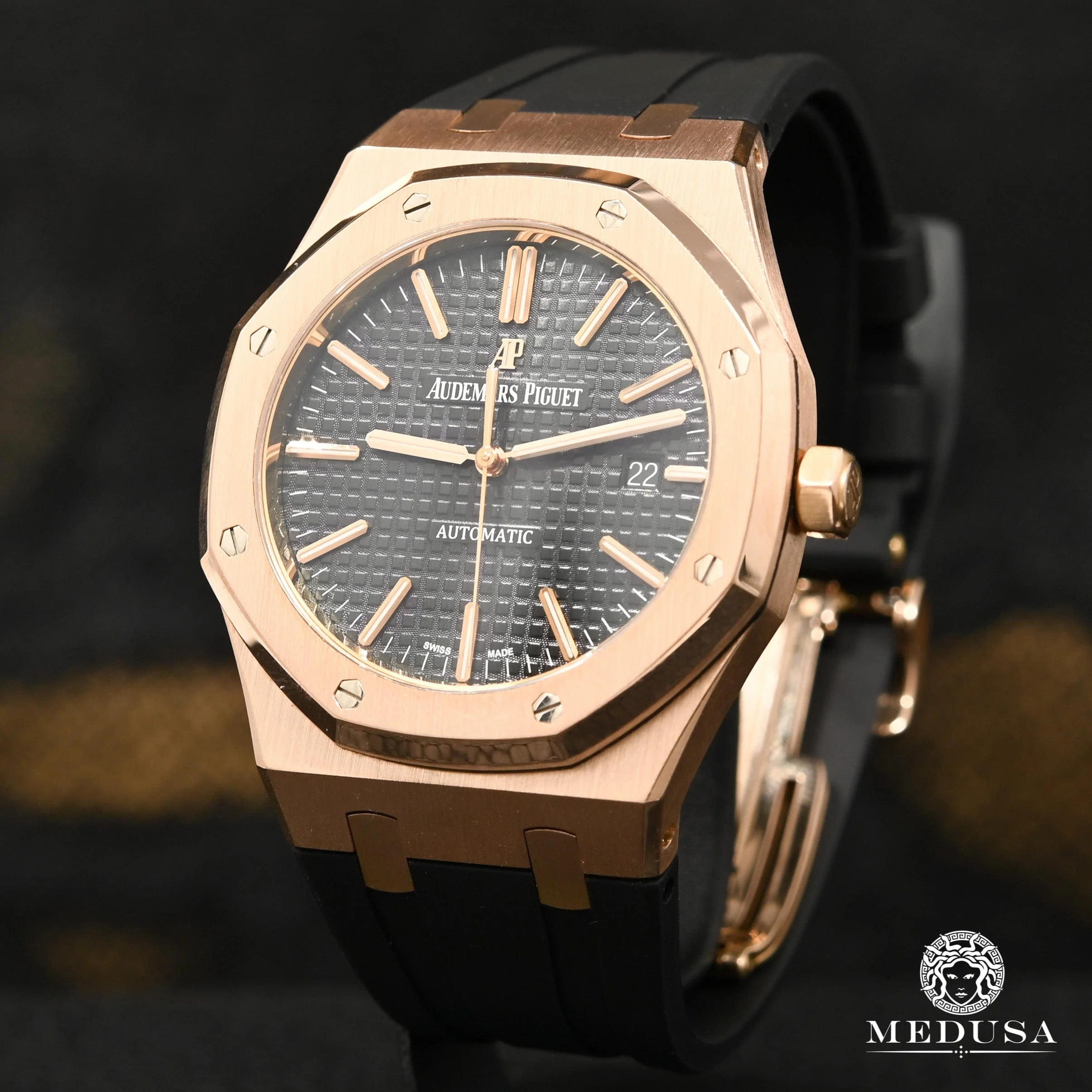 41mm Audemars Piguet Royal Oak Black Rubber - 15400OR