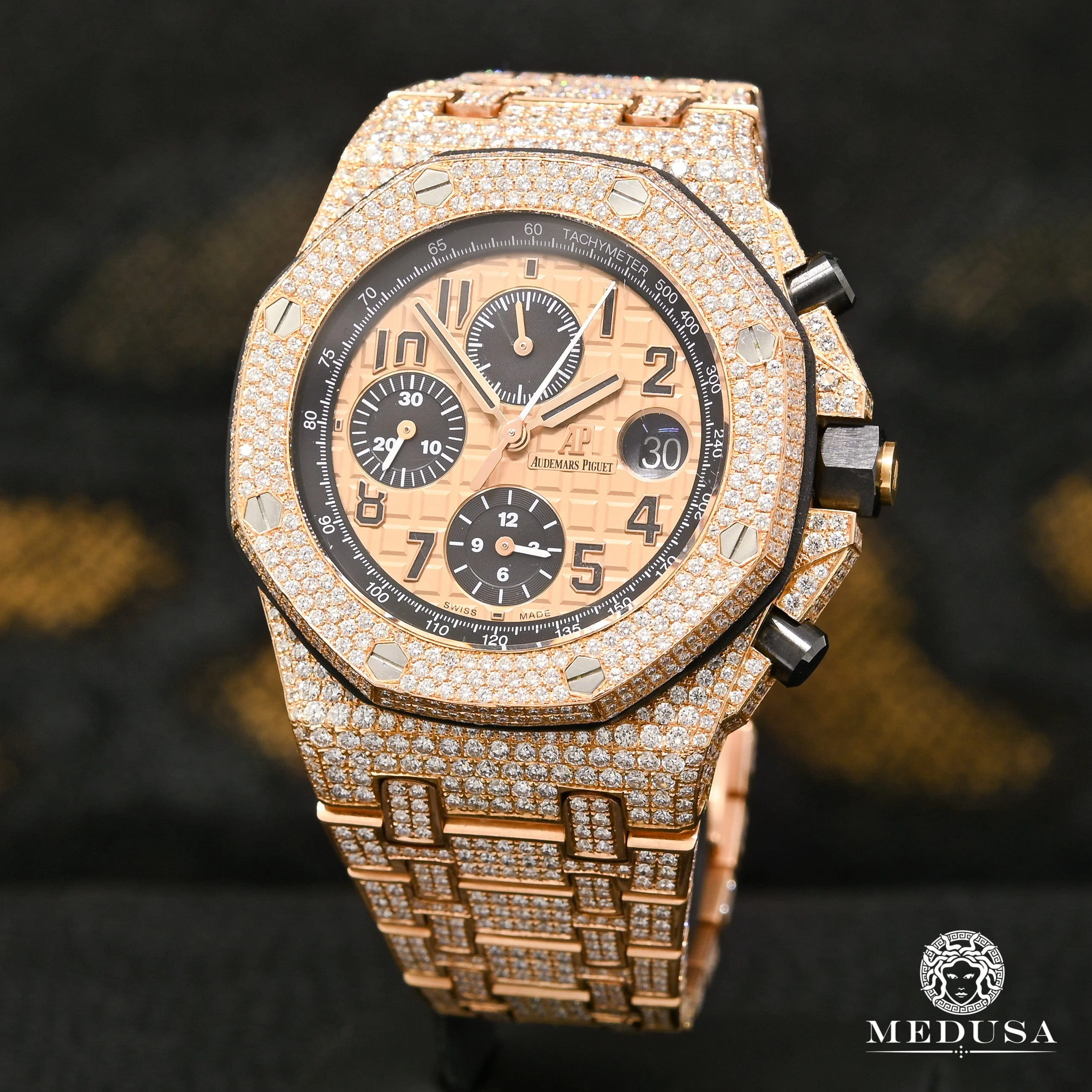 42mm Audemars Piguet Offshore Brick - Rose Honeycomb