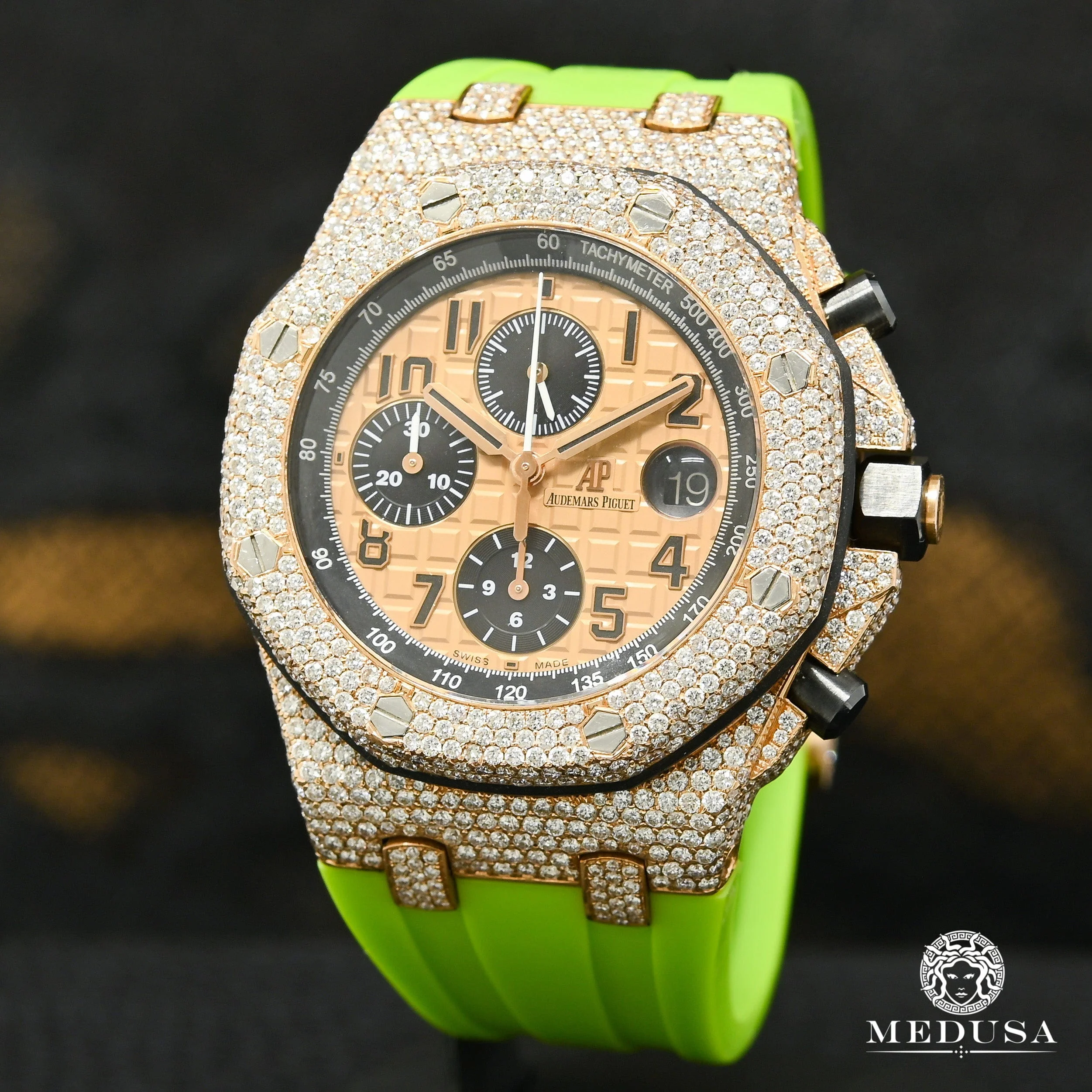 42mm Audemars Piguet Offshore Brick - Rose Honeycomb Strap