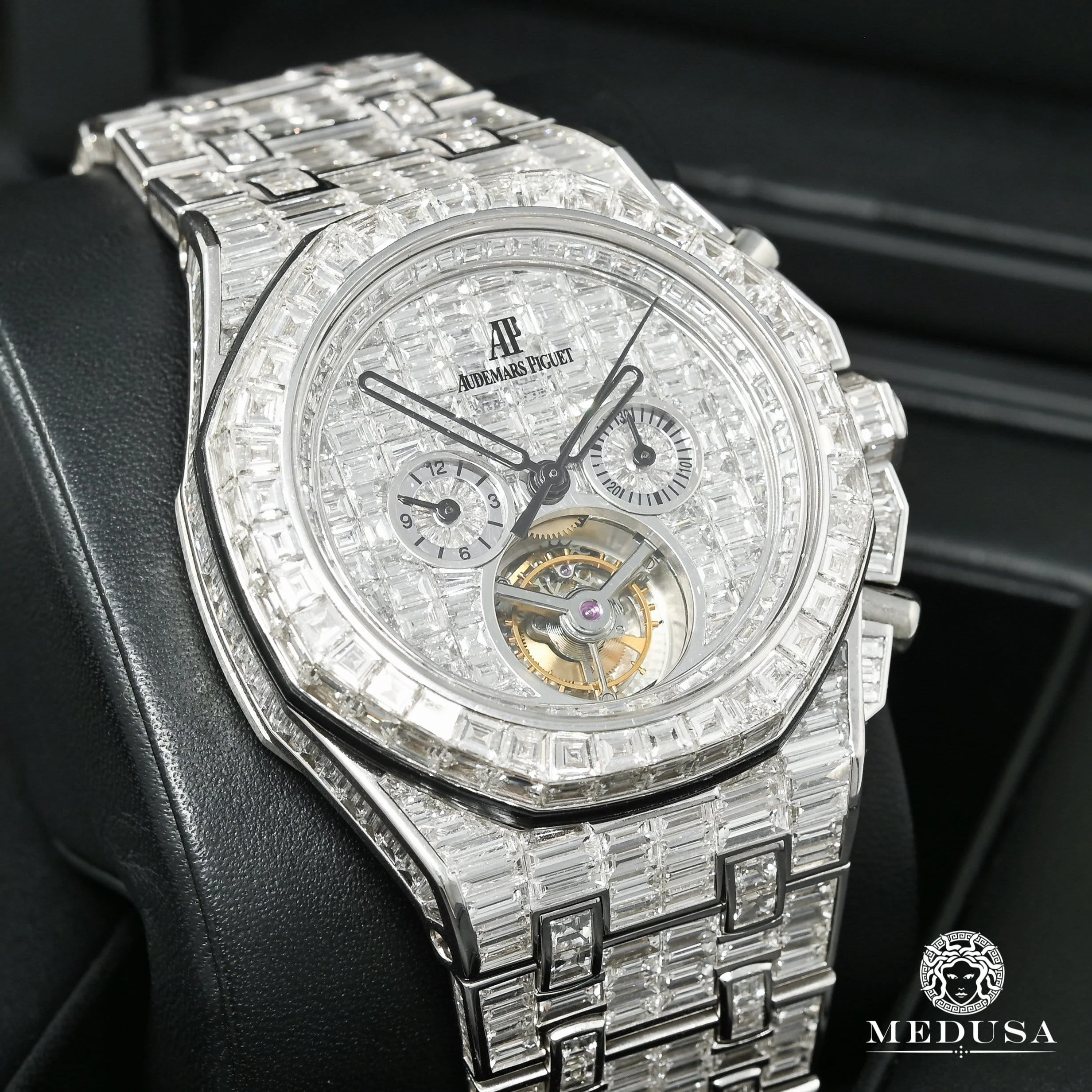 42mm Audemars Piguet Offshore Tourbillon - Fully Iced Emerald Cut - Image 2