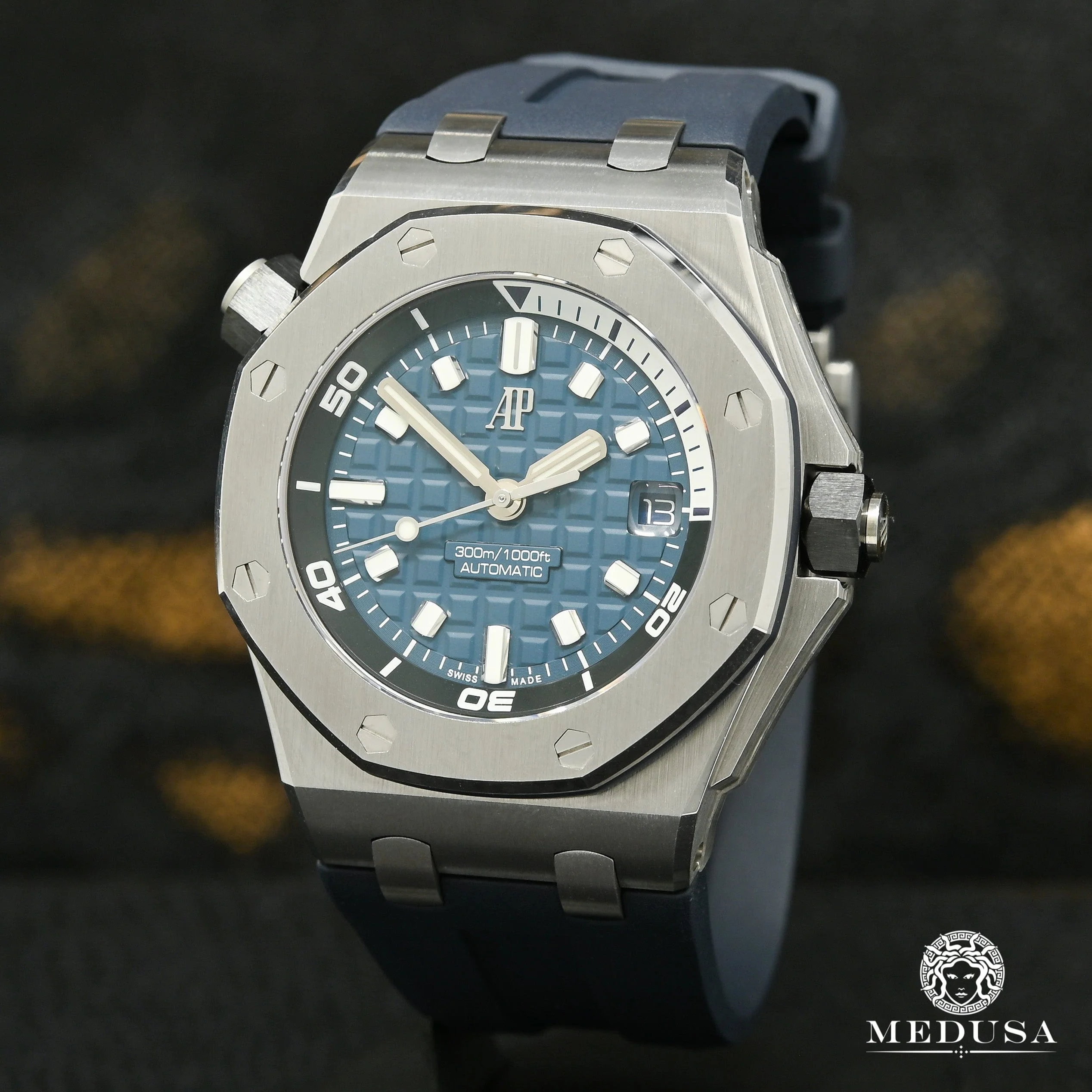 42mm Audemars Piguet Royal Oak Offshore Diver - 15720ST Blue
