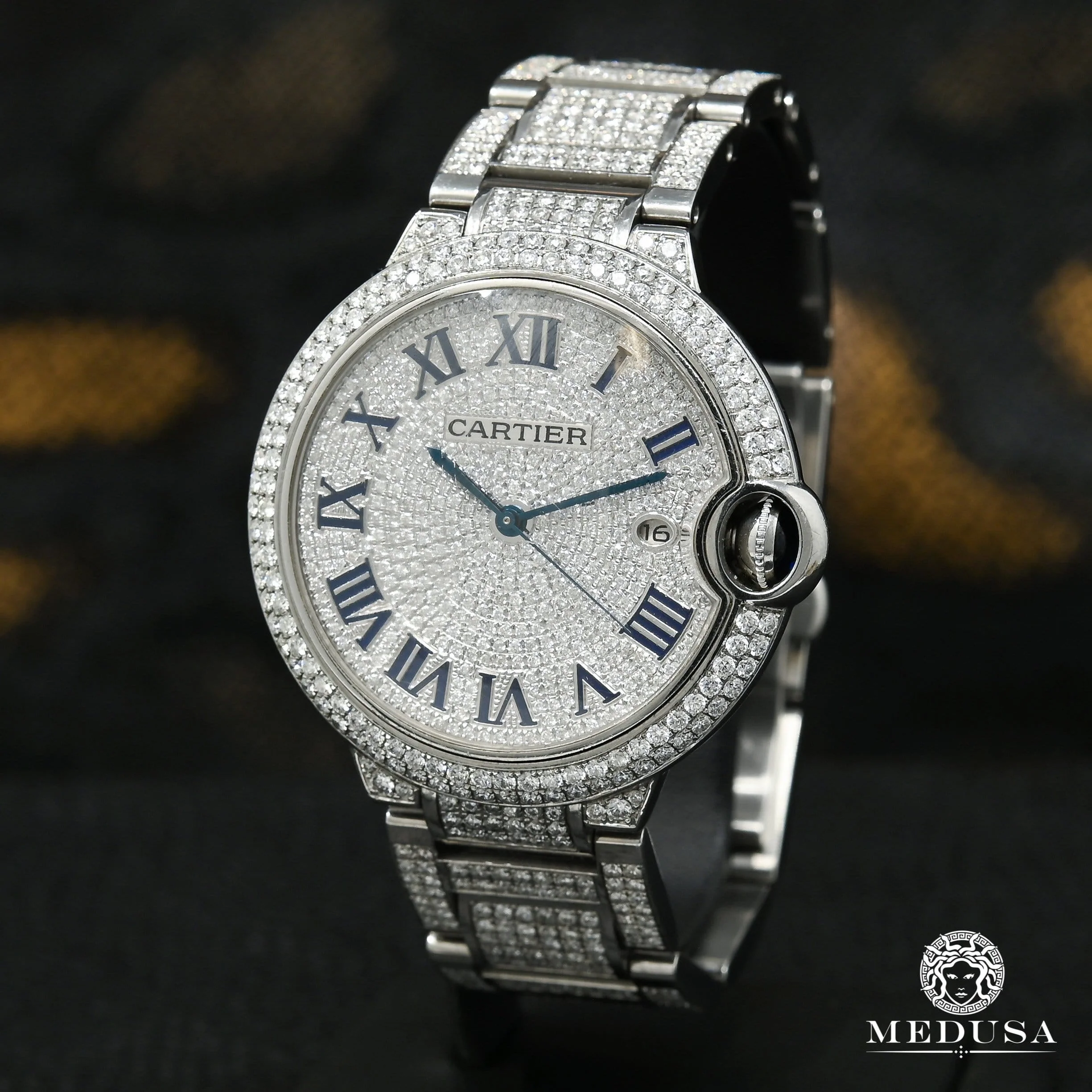42mm Cartier Ballon Bleu - Iced