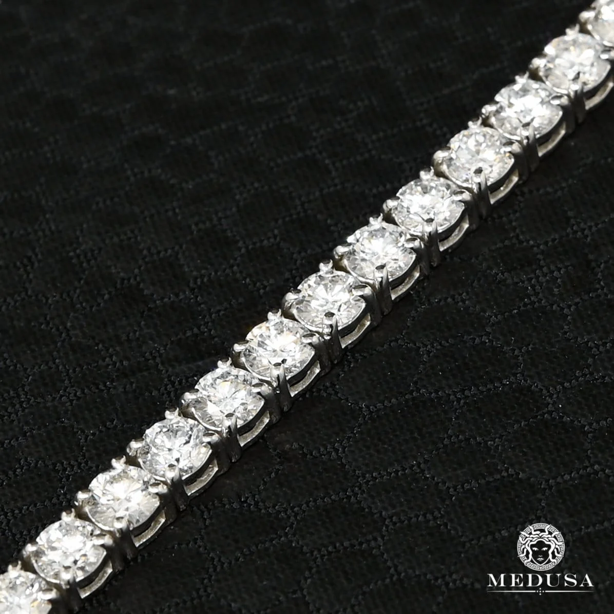 4mm Tennis White Gold - 15PT Diamond - Image 2