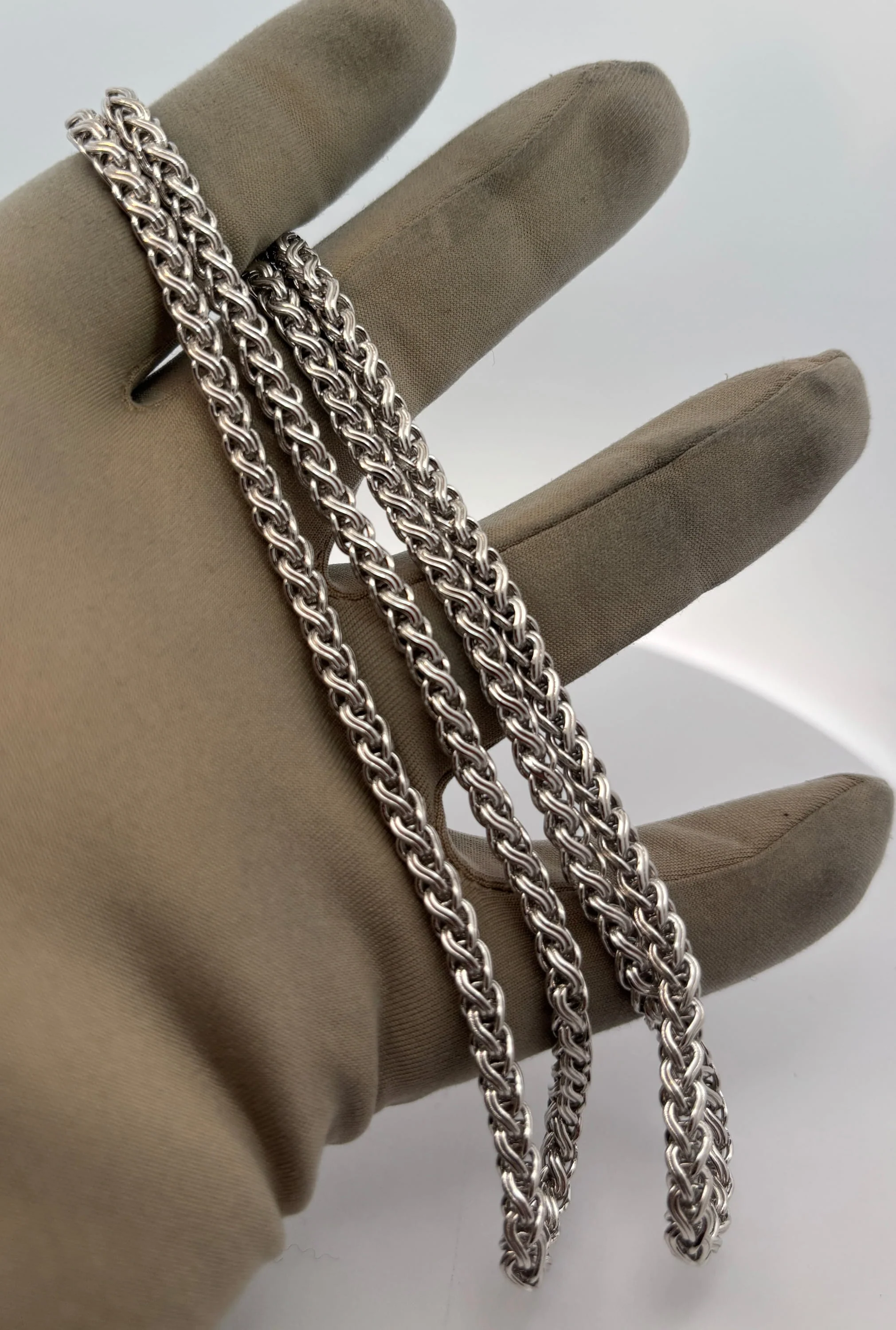 5mm Fancy wheat chain Platine - Image 2