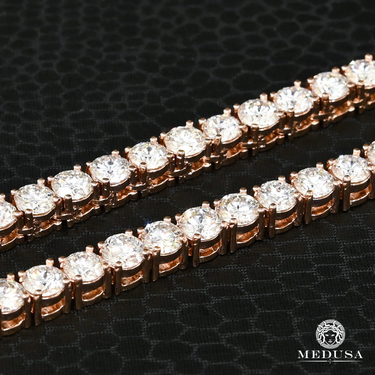 5mm Tennis Chain 4-Prong Rose Gold 30PT - Image 2