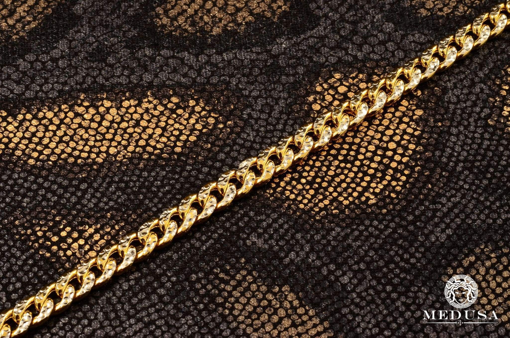 6mm Two-Tone Cuban Link Bracelet - Image 2