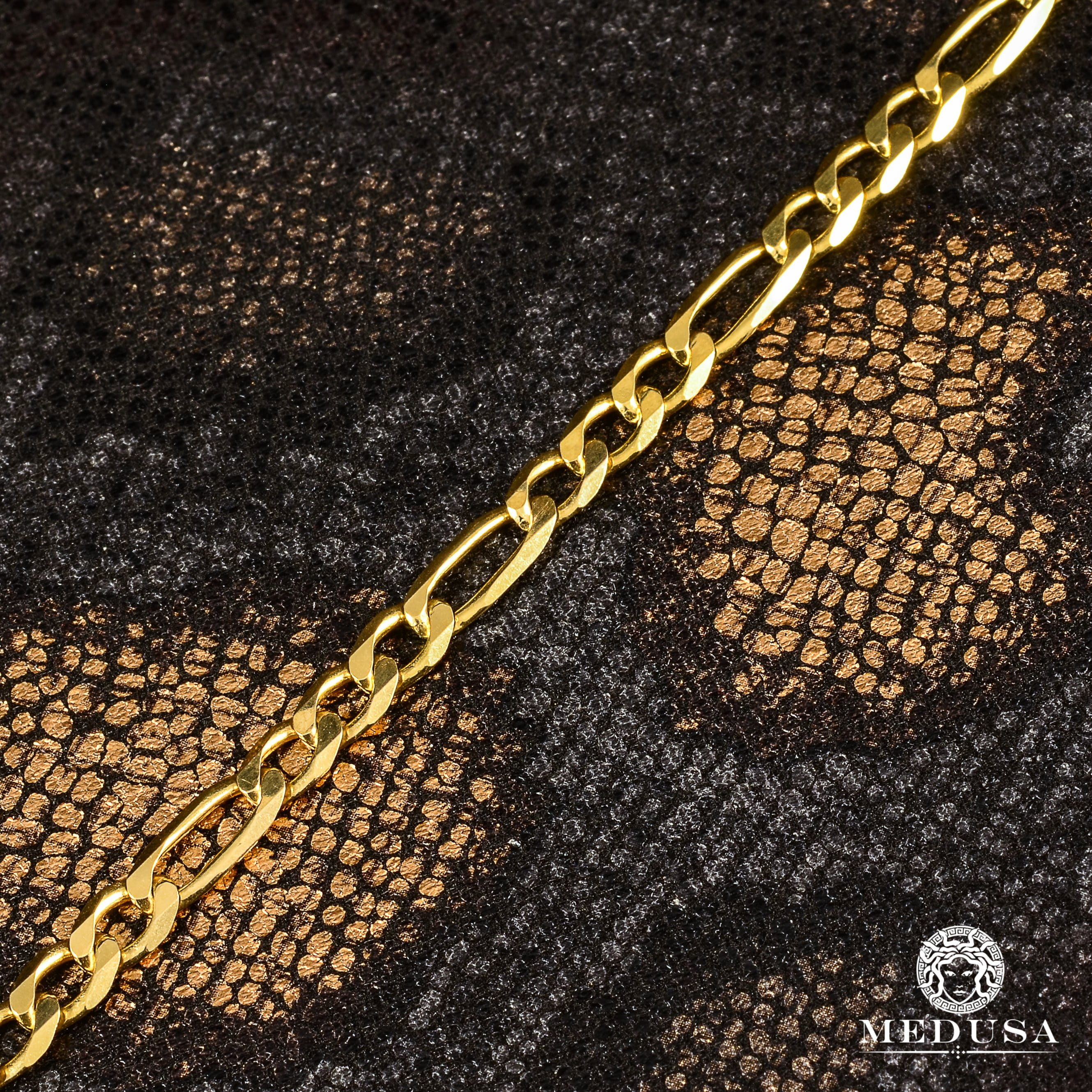6mm Solid Figaro Bracelet 