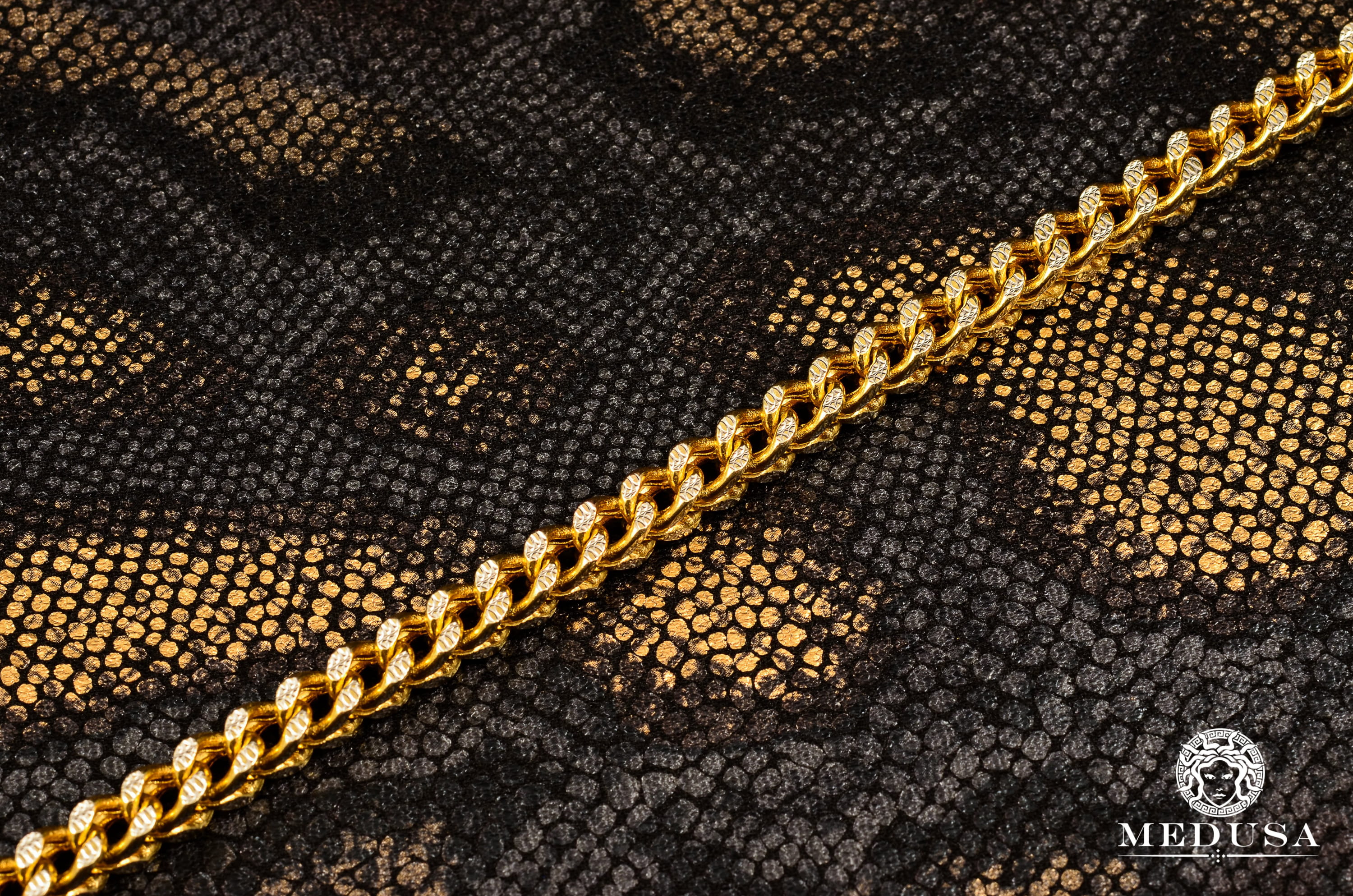 6mm Two-Tone Franco Bracelet - Image 2