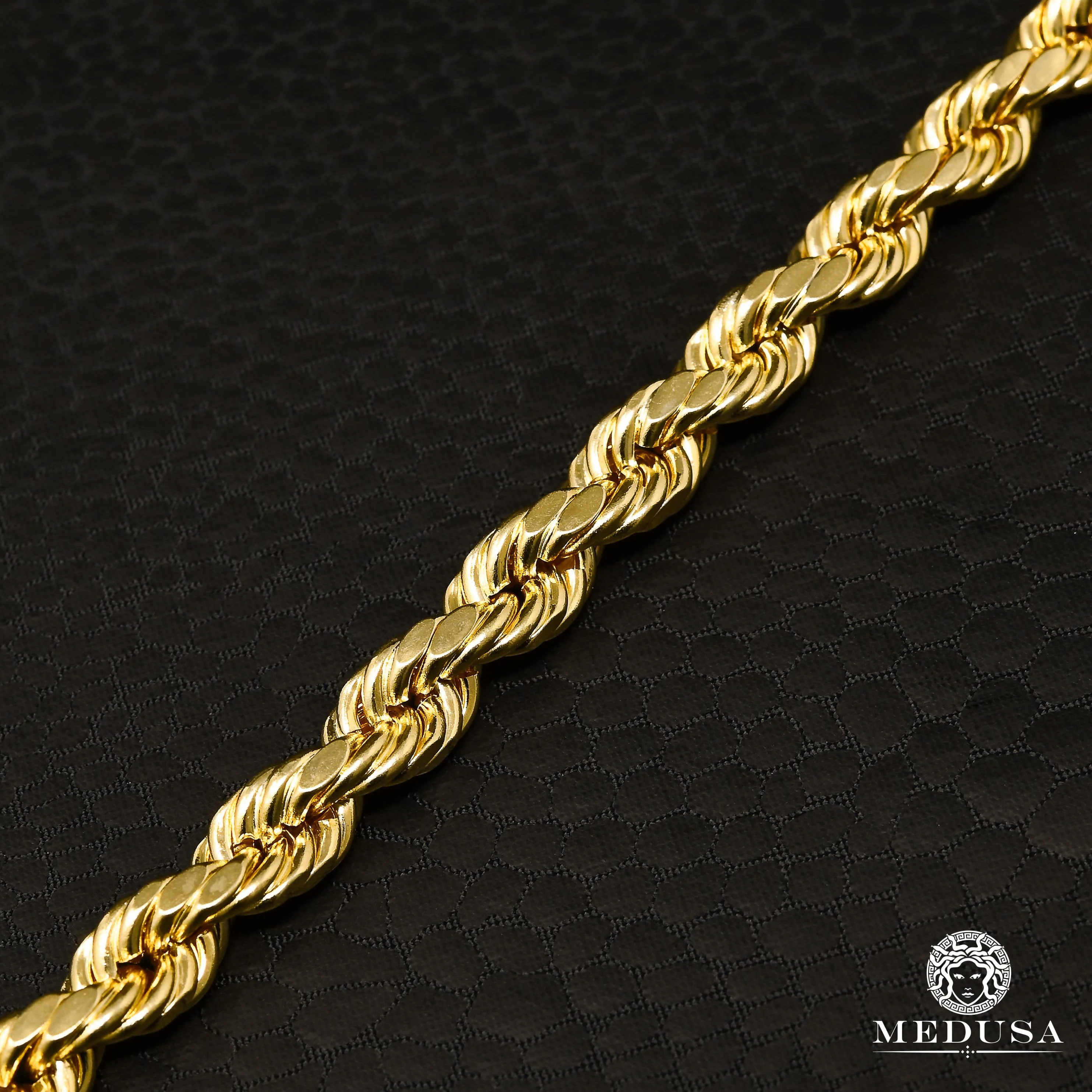 6mm Rope Bracelet Diamond Cut - Image 2