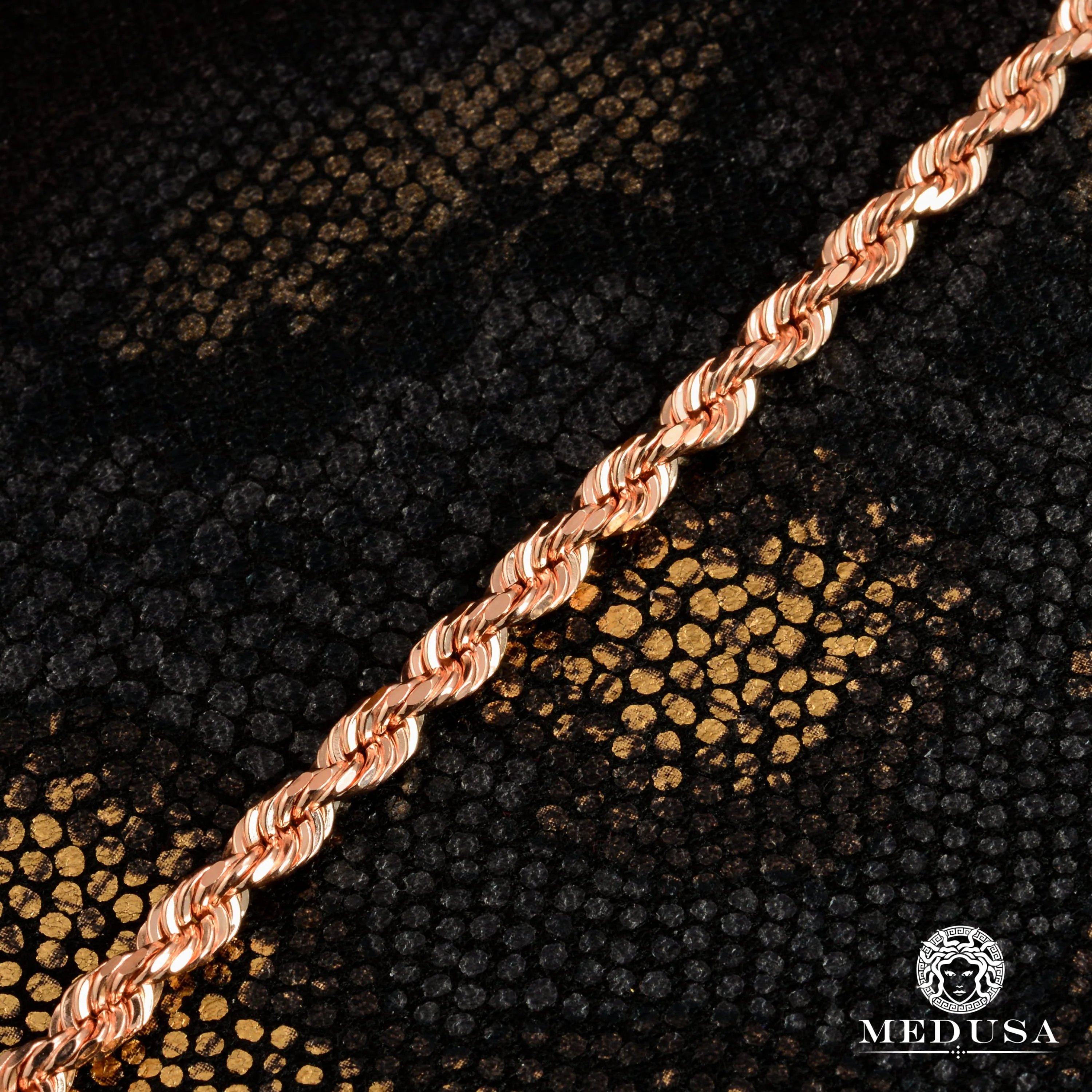 6mm Rope Rose Gold  - Image 2