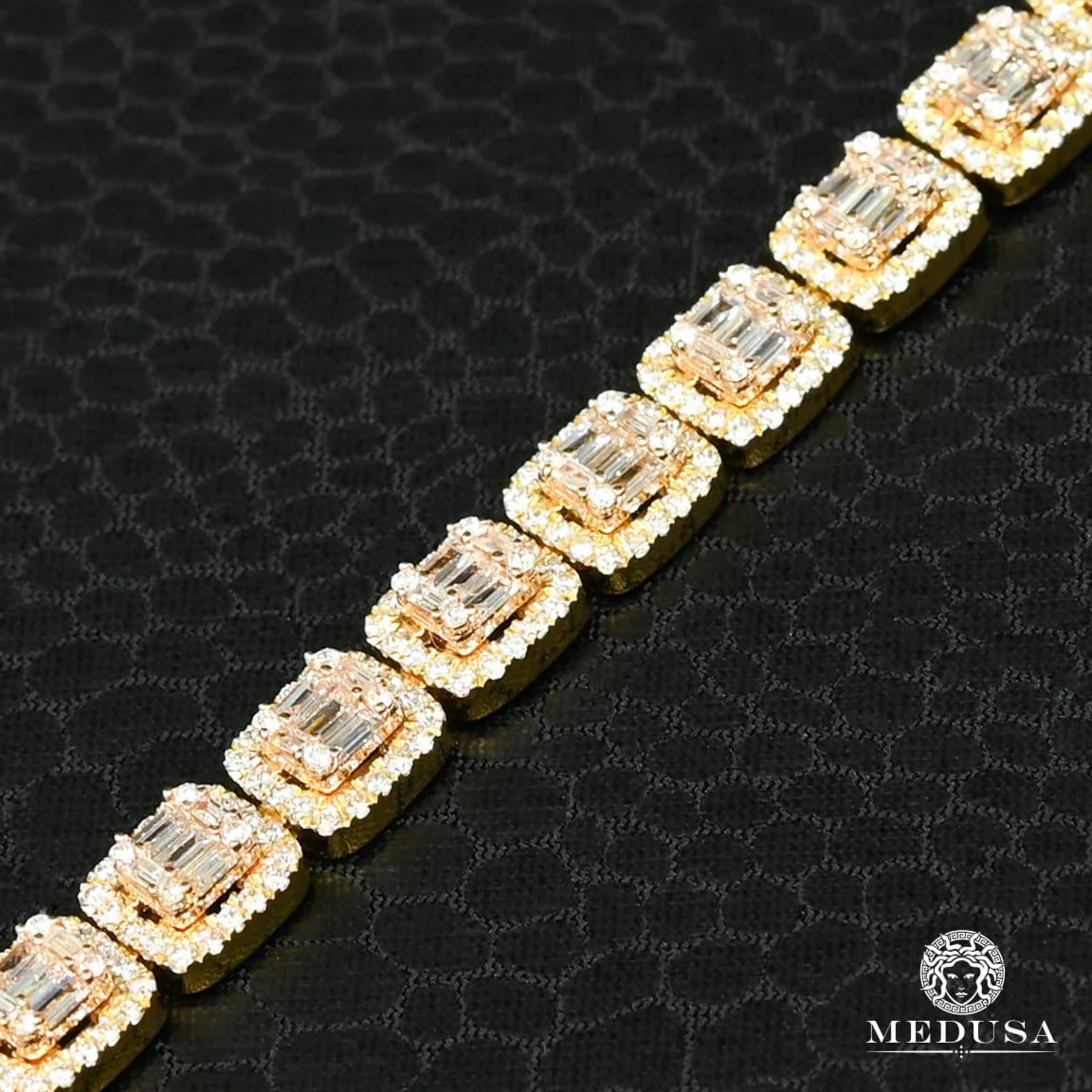 6mm Square Baguette Tennis Bracelet - Image 2