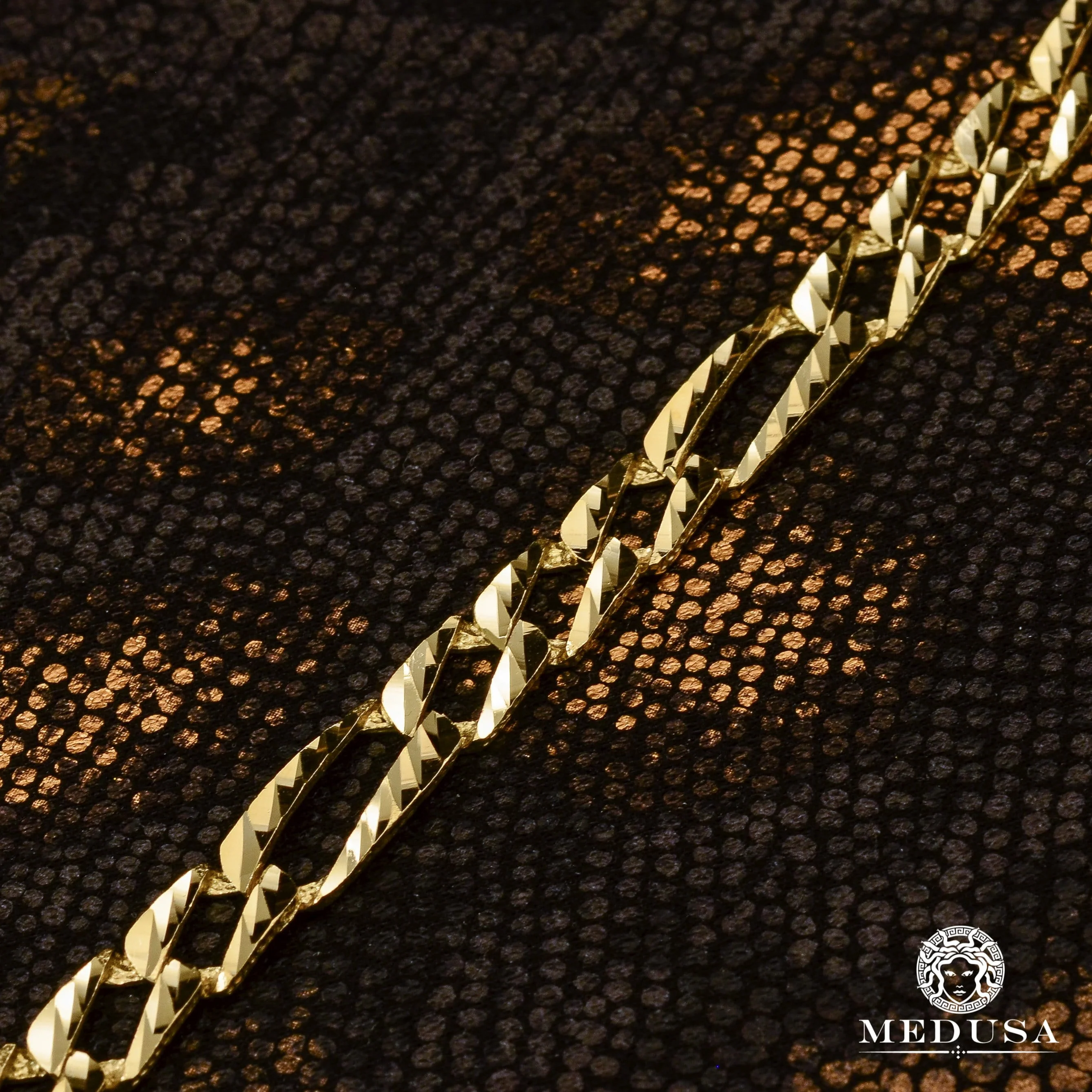 7mm Figaro Bracelet MA339 