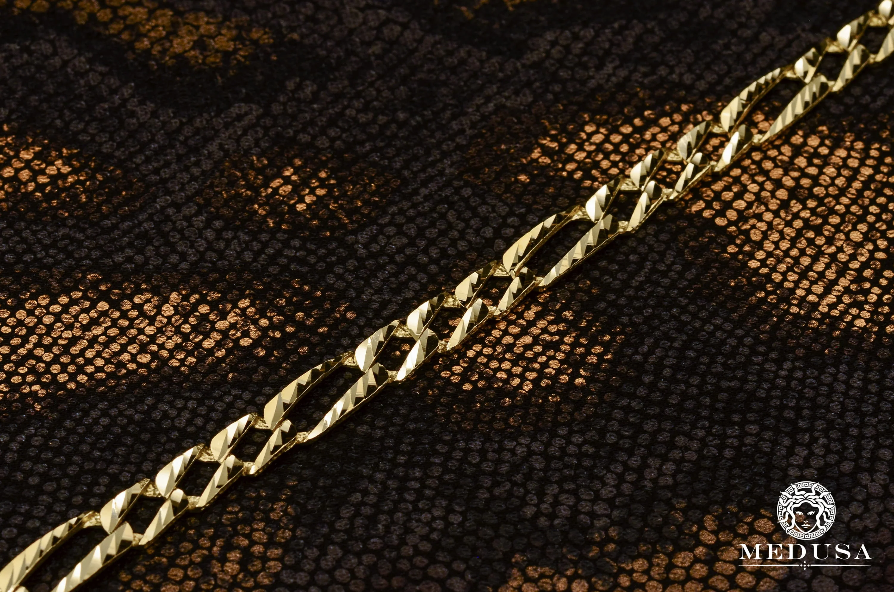 7mm Figaro Bracelet MA339  - Image 2