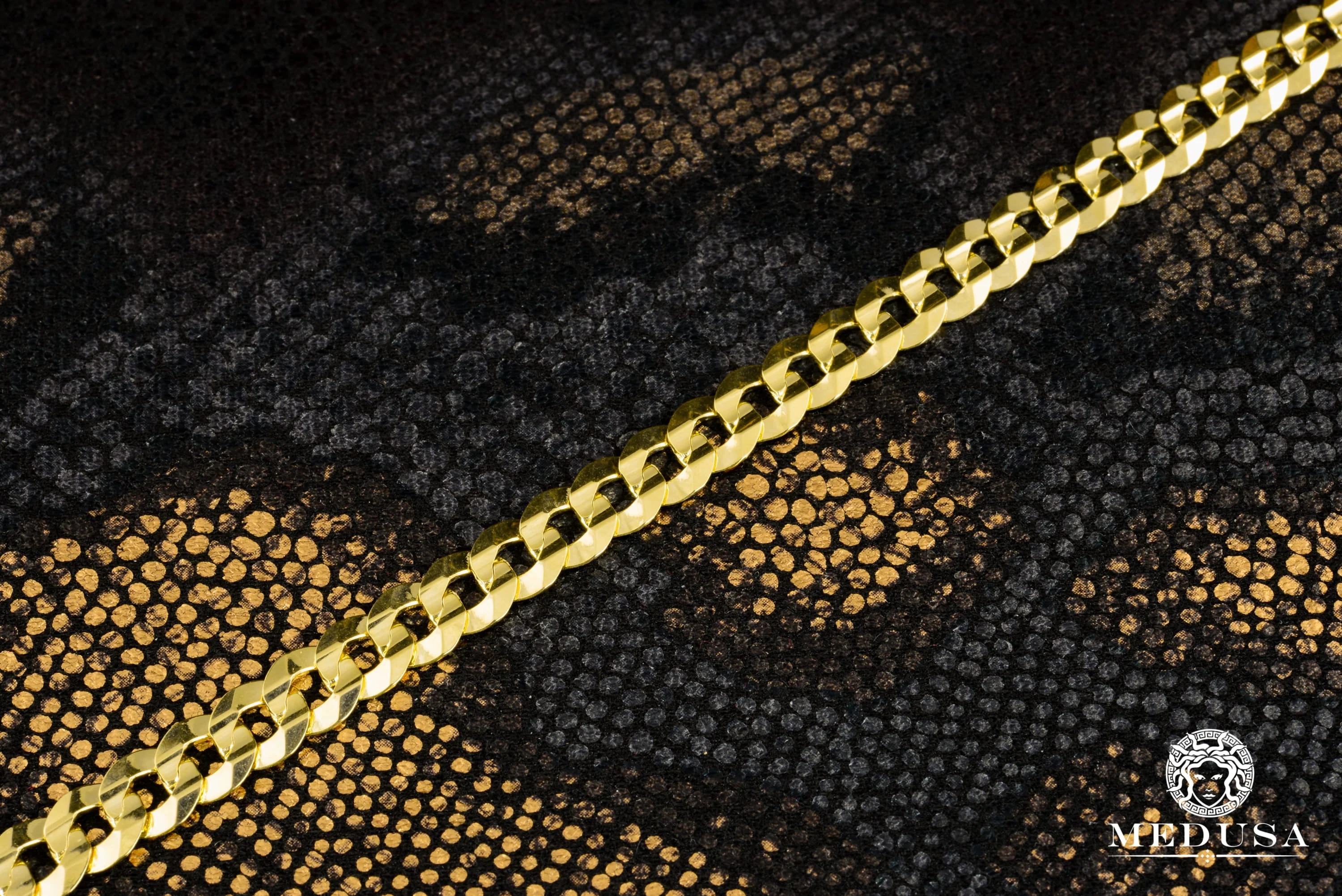 7mm Flat Curb Link Bracelet - Image 2
