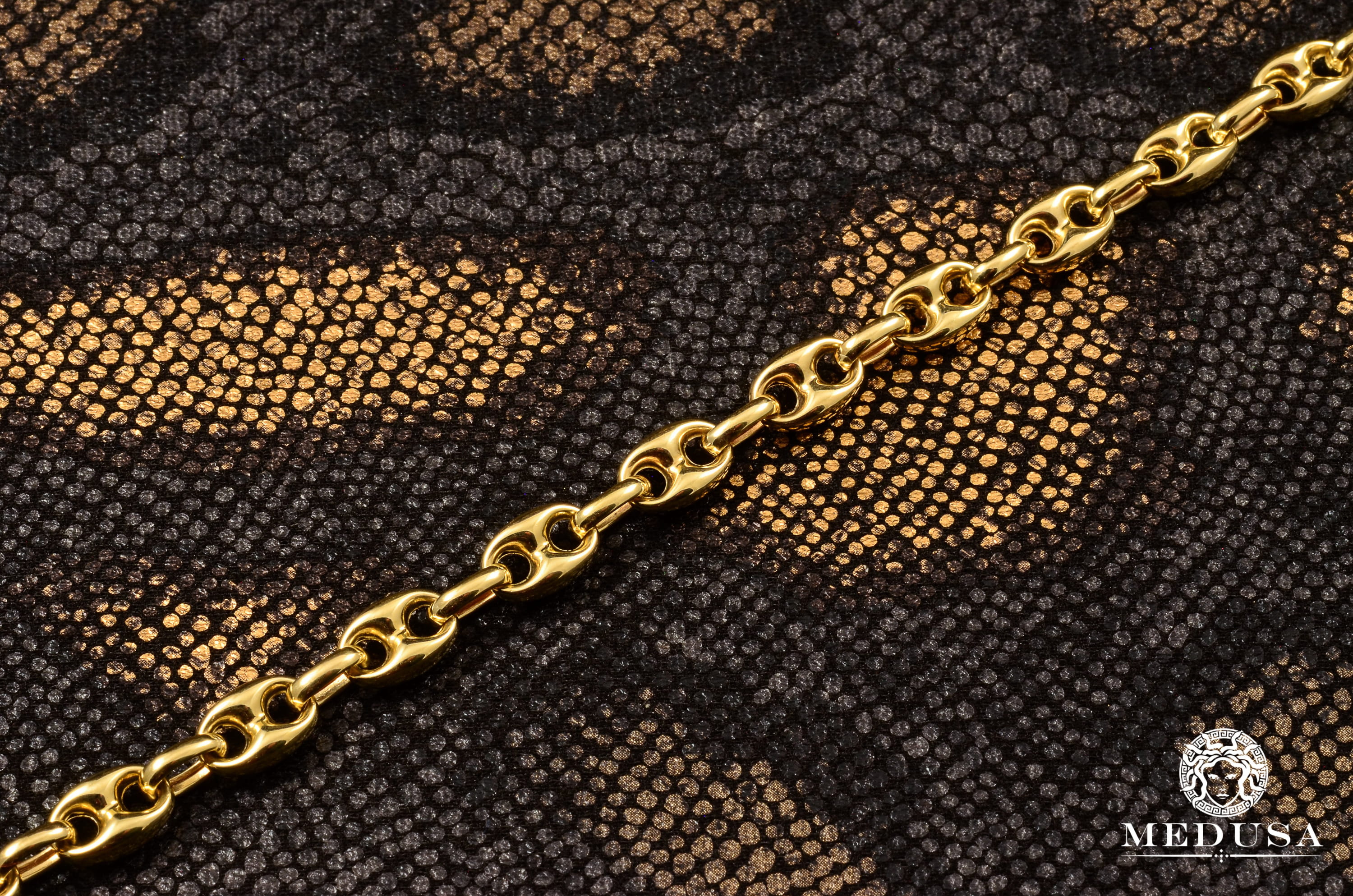 7mm Gucci Puff Link Bracelet - Image 2