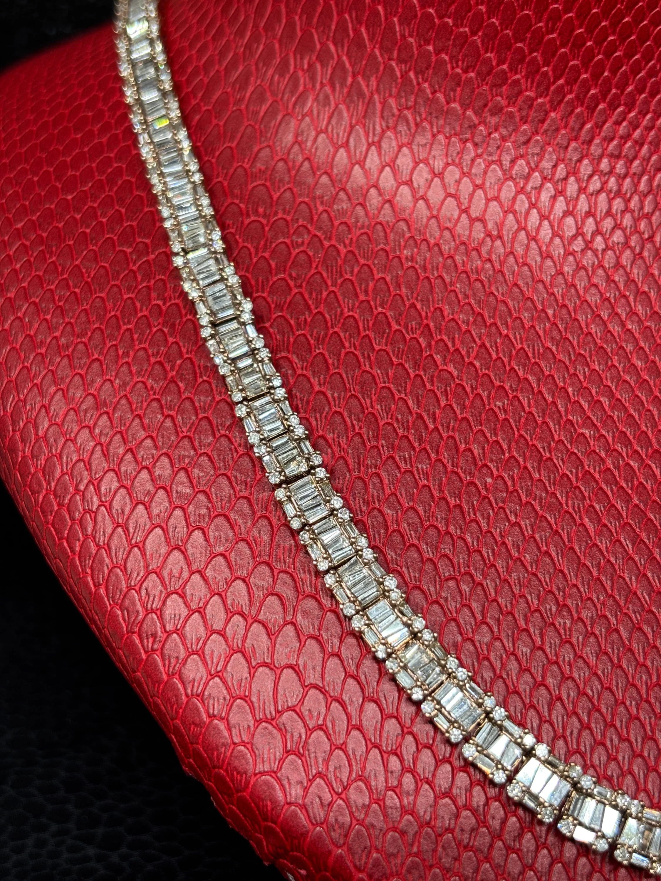 7mm Tennis baguette Diamant - Image 3