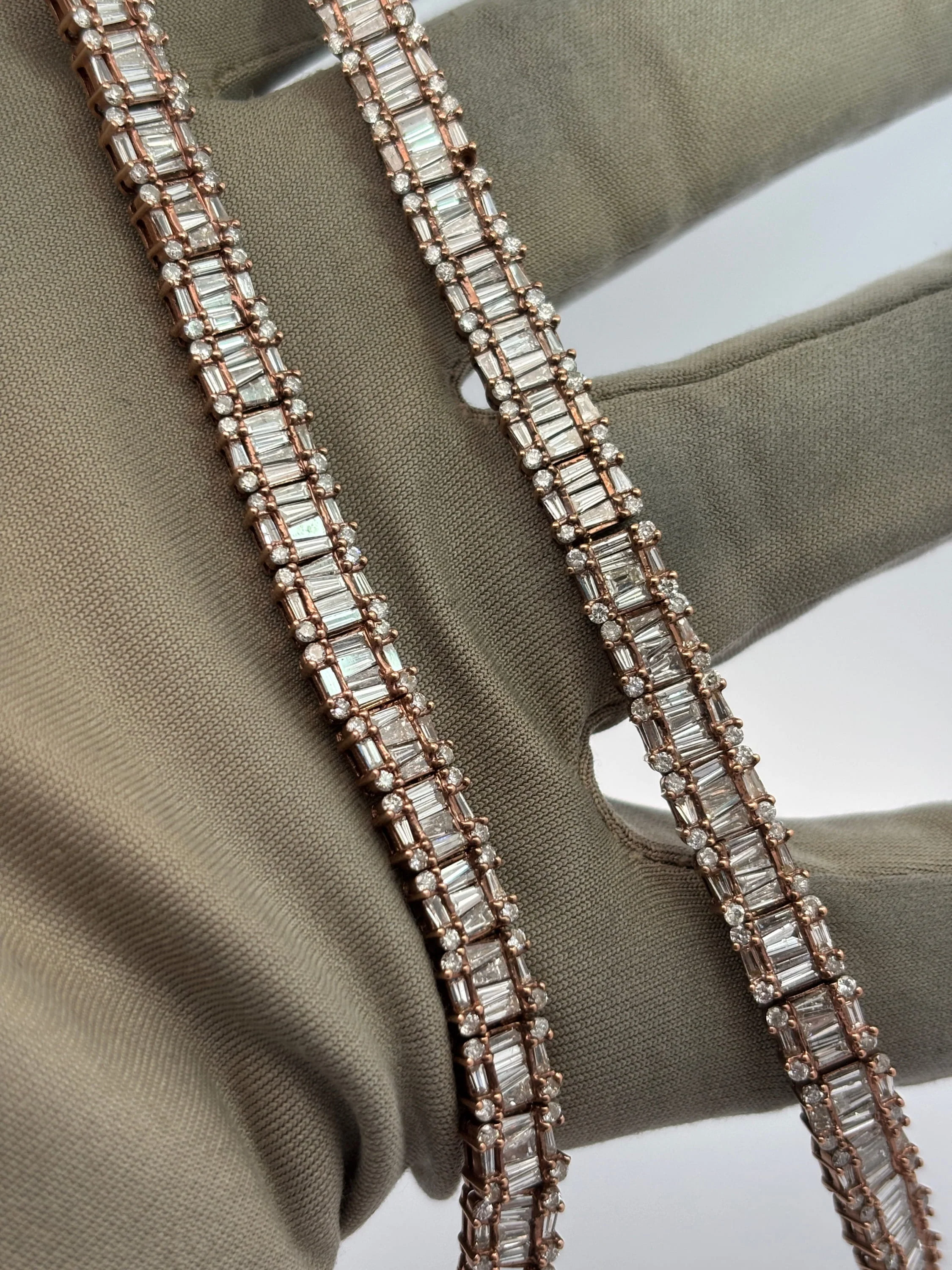 7mm Tennis baguette Diamant - Image 4