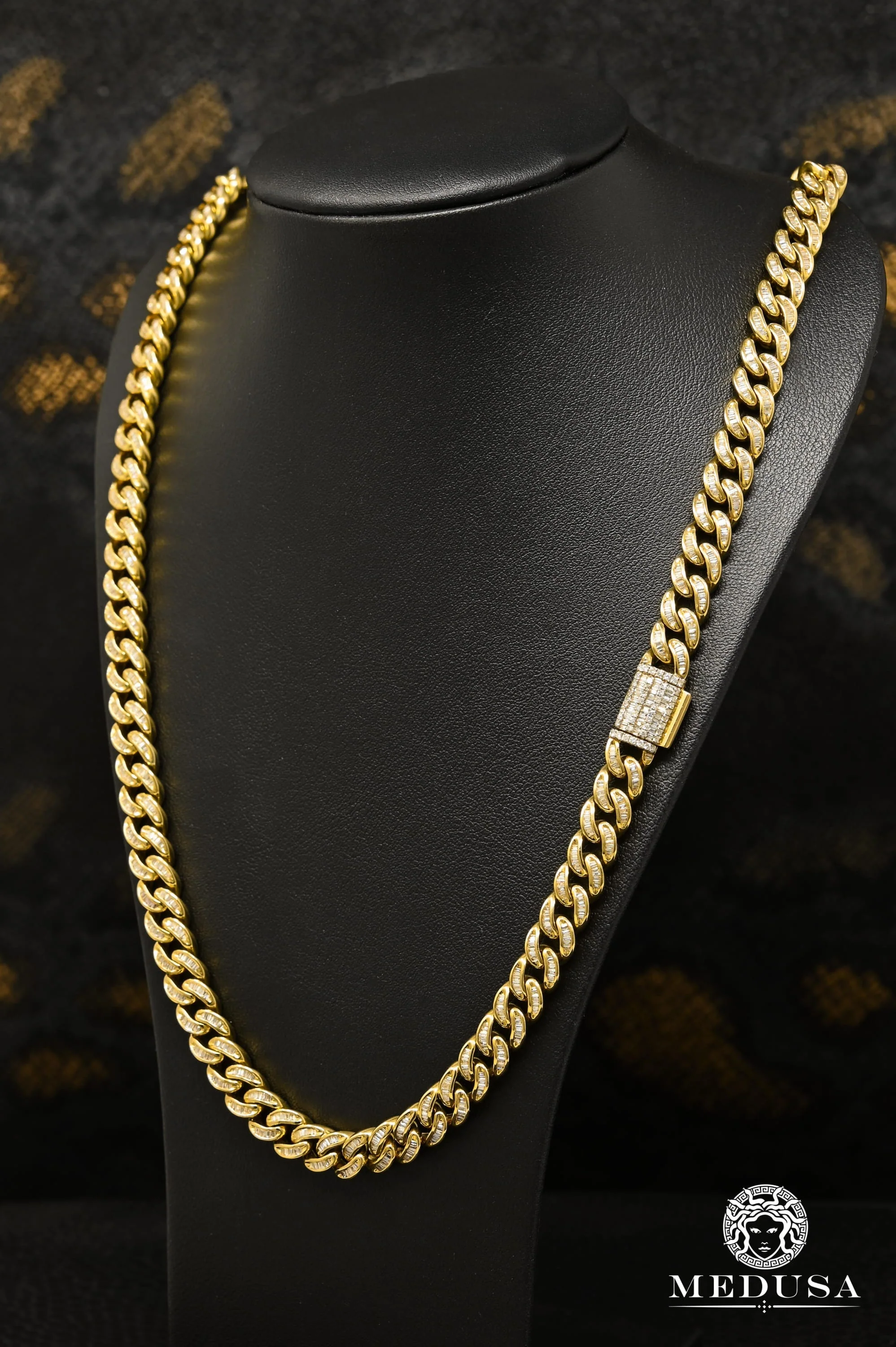 8mm Cuban Link Baguette