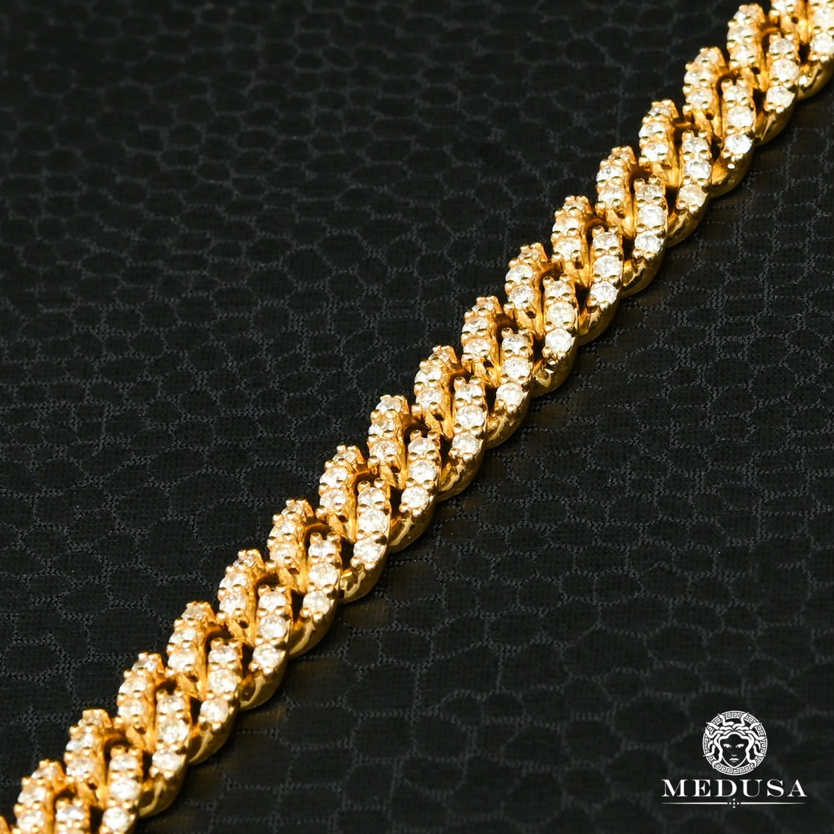 8mm Cuban Prong Iced Out Bracelet - Image 2